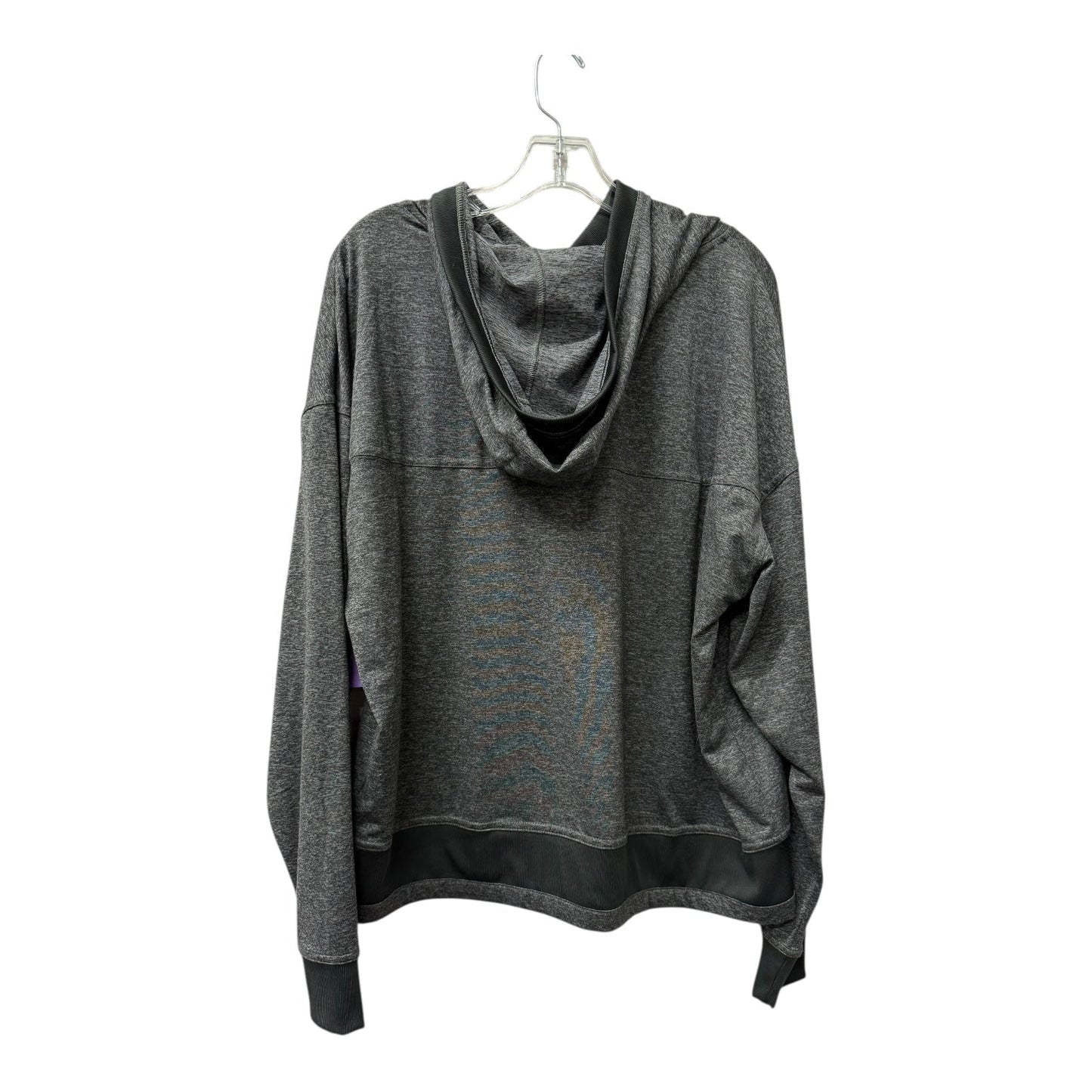 Athletic Top Ls Hoodie By Mondetta In Grey, Size:Xl