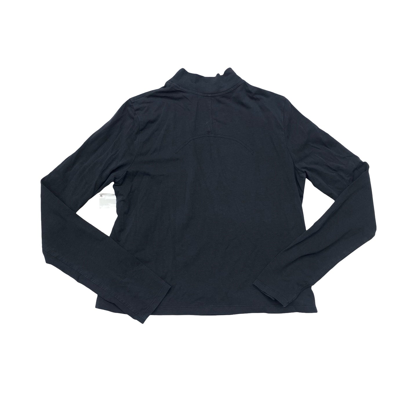 Athletic Top Ls Collar By Lululemon In Black, Size:S