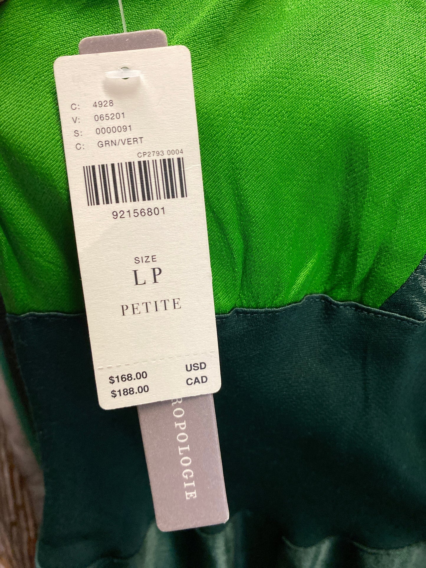 Dress Party Long By Maeve In Green, Size: L