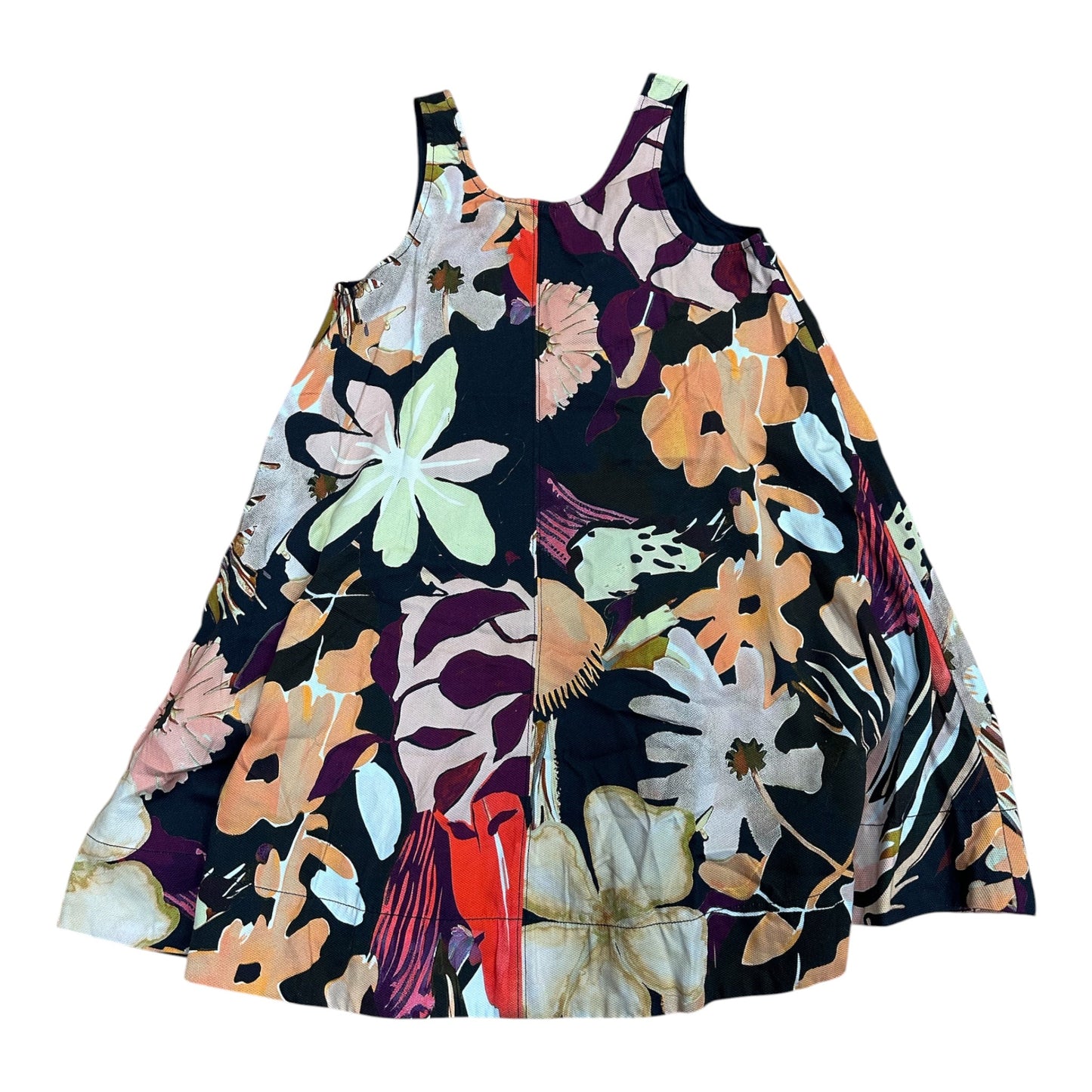 Dress Casual Short By Maeve In Orange & Pink, Size:S