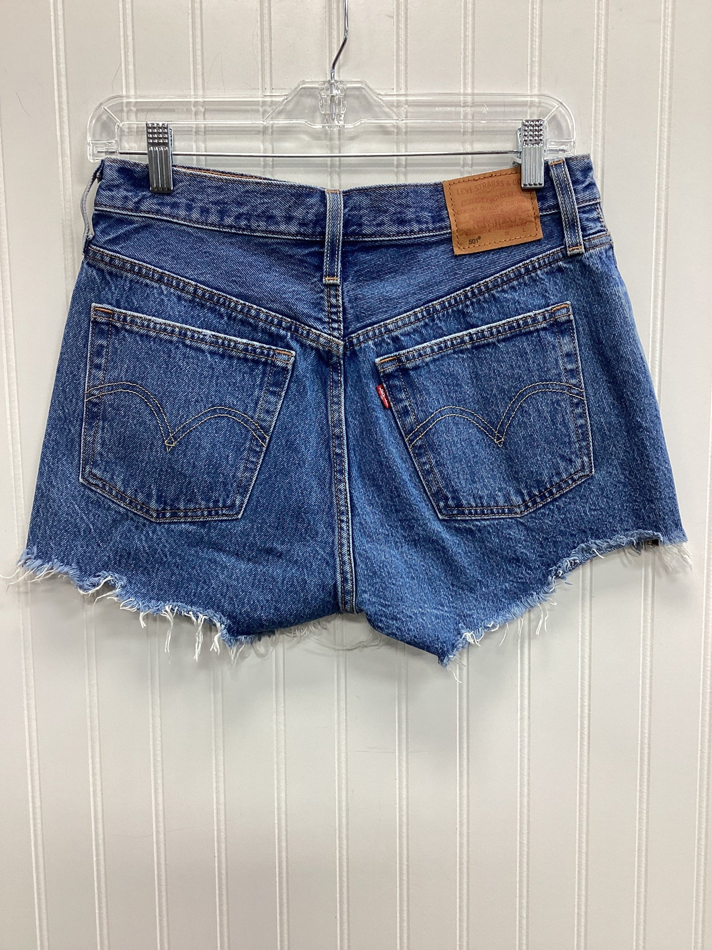 Shorts By Levis In Blue Denim, Size:4