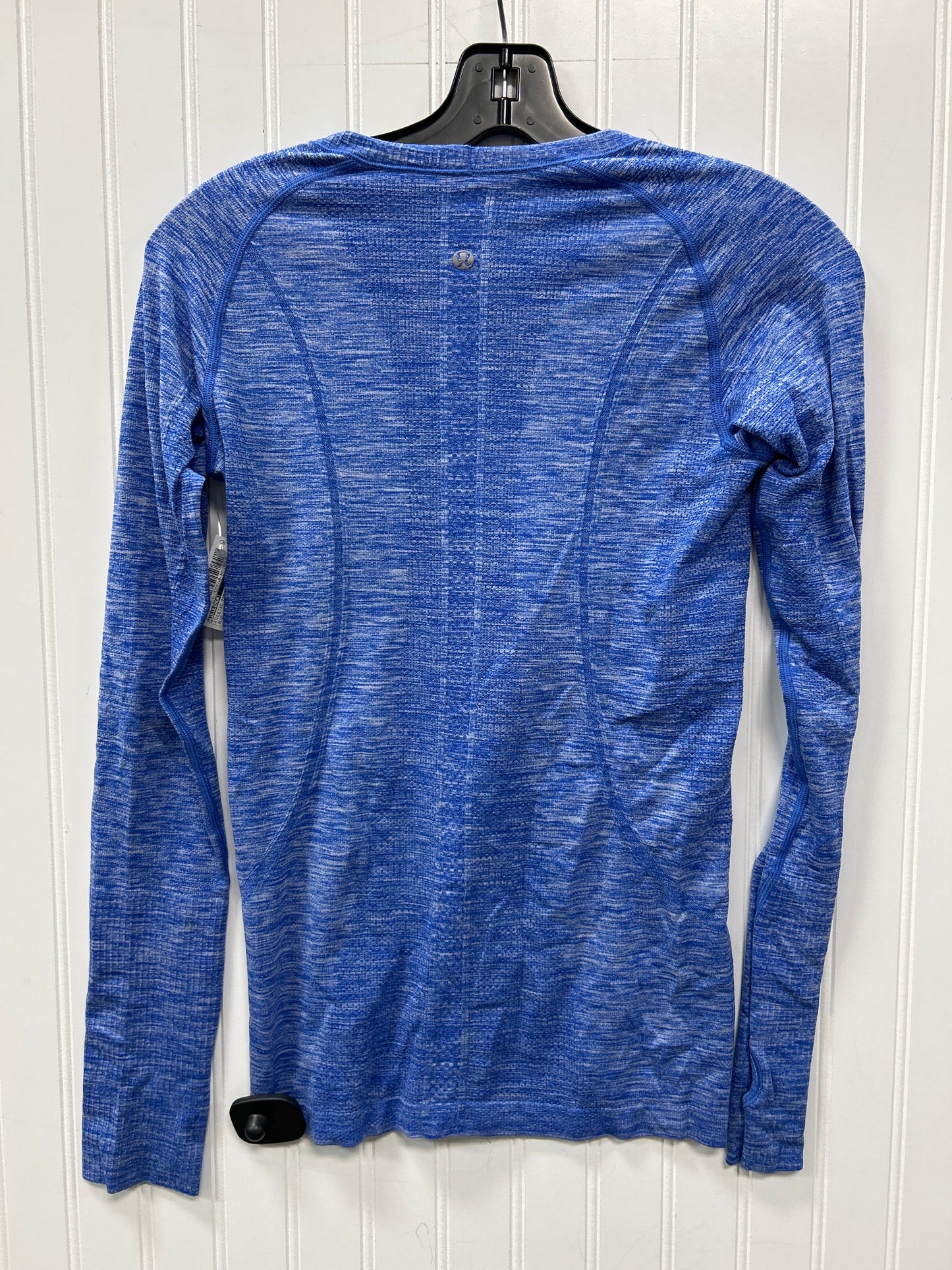 Athletic Top Ls Crewneck By Lululemon In Blue, Size:6