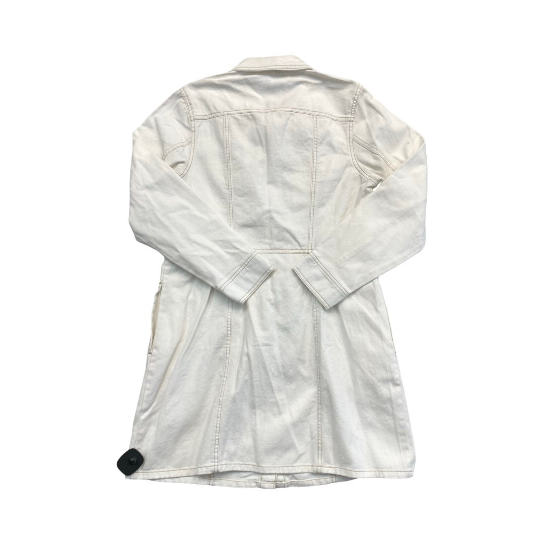 Dress Casual Midi By Frye In White Denim, Size:L