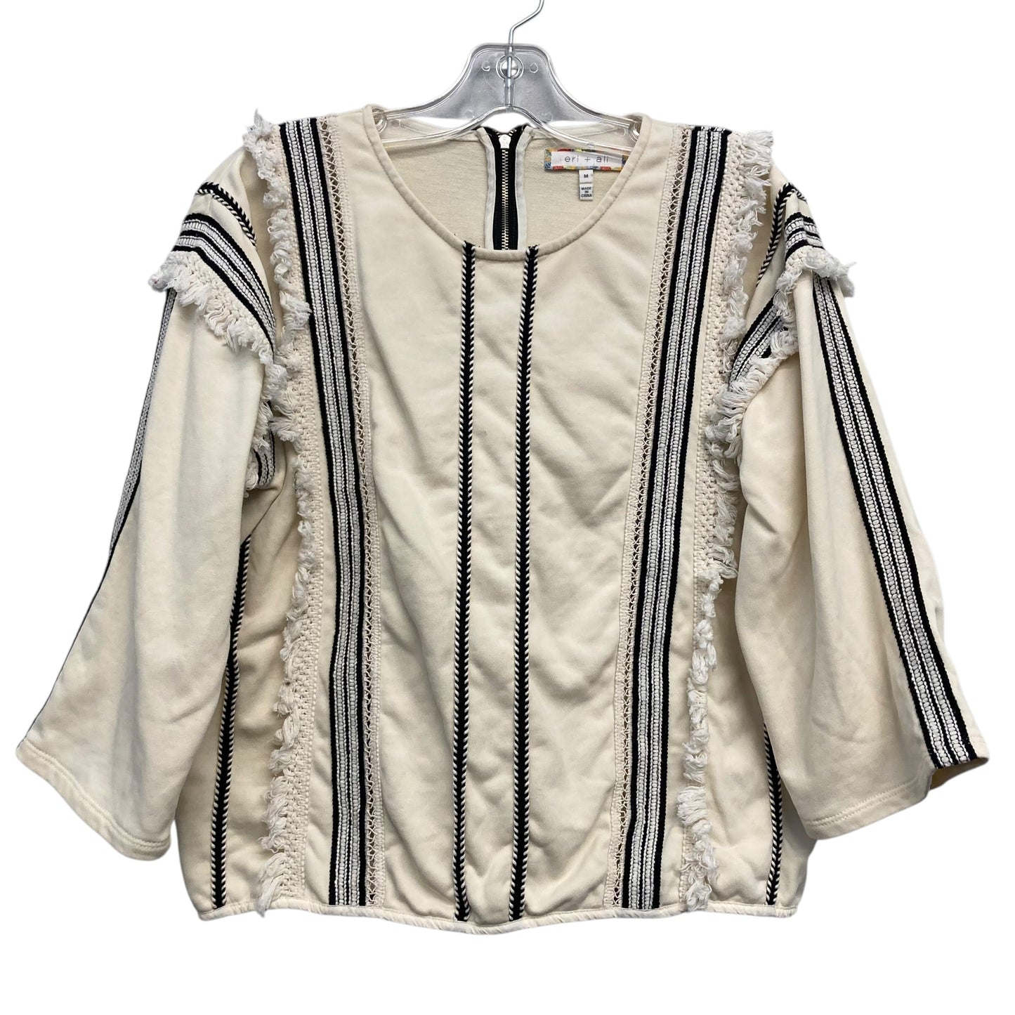 Top Ls By Eri + Ali In Cream, Size:M