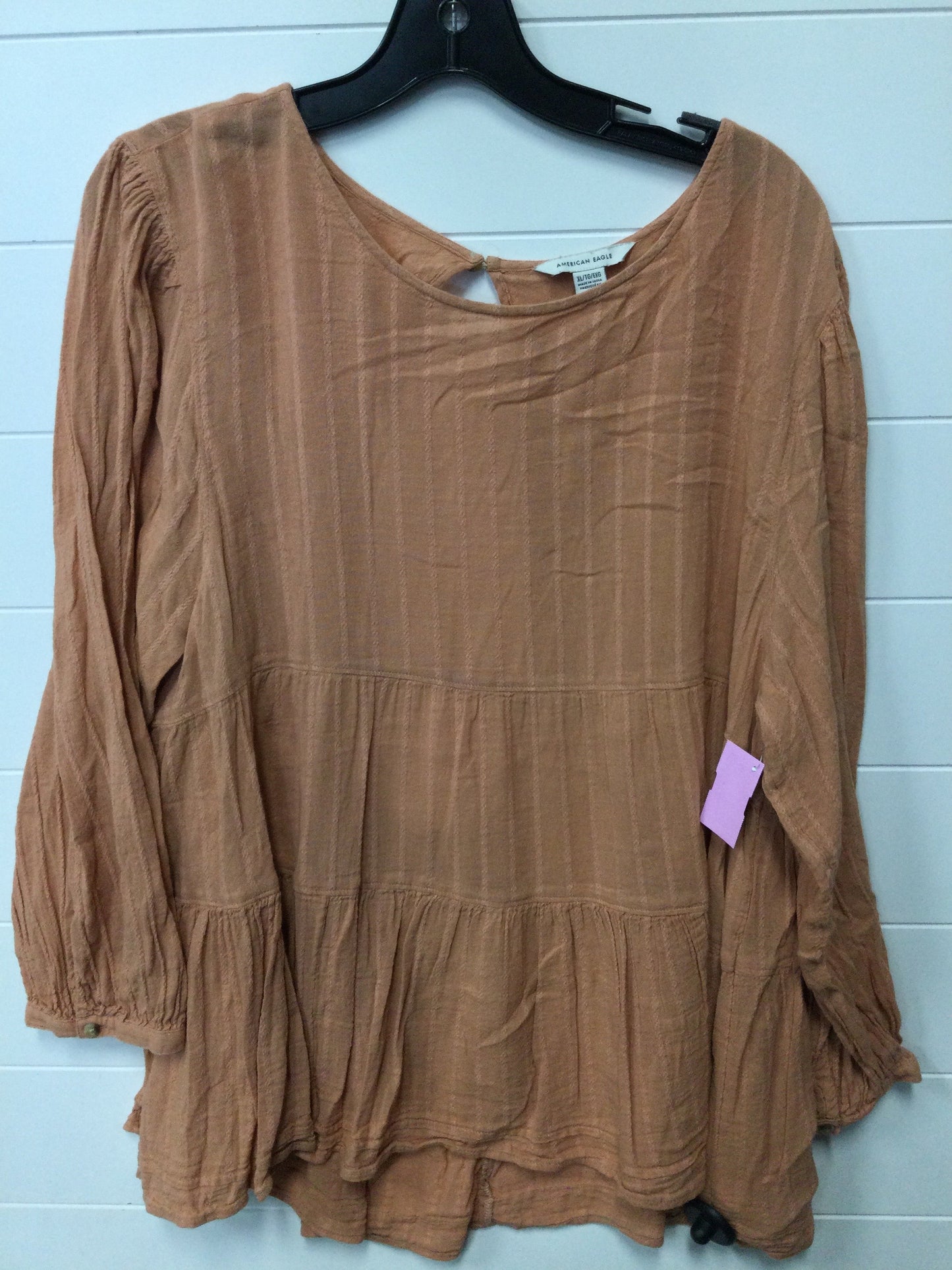 Top Ls By American Eagle In Orange, Size:Xl