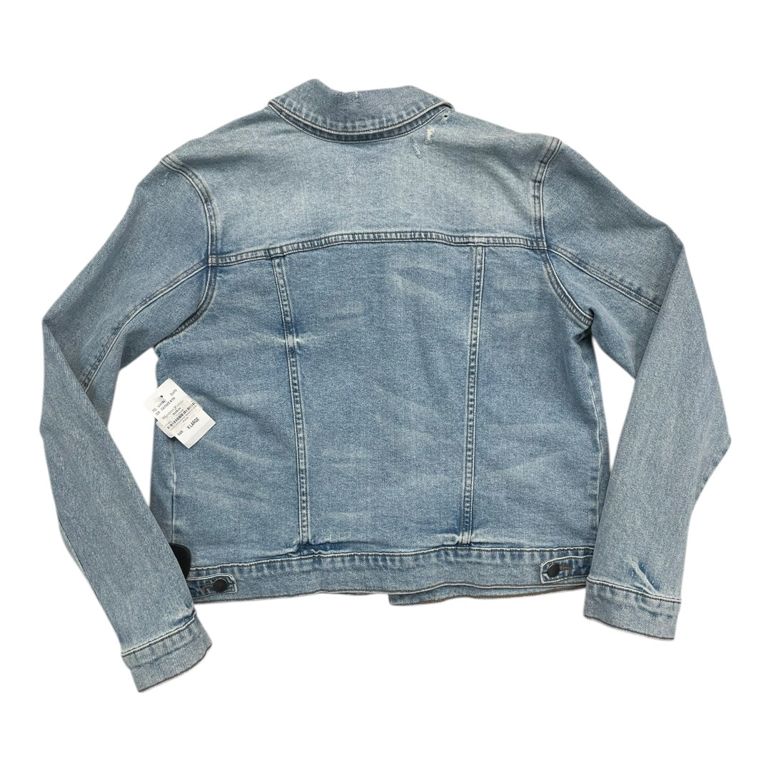 Blazer By Kut In Blue Denim, Size:Xl