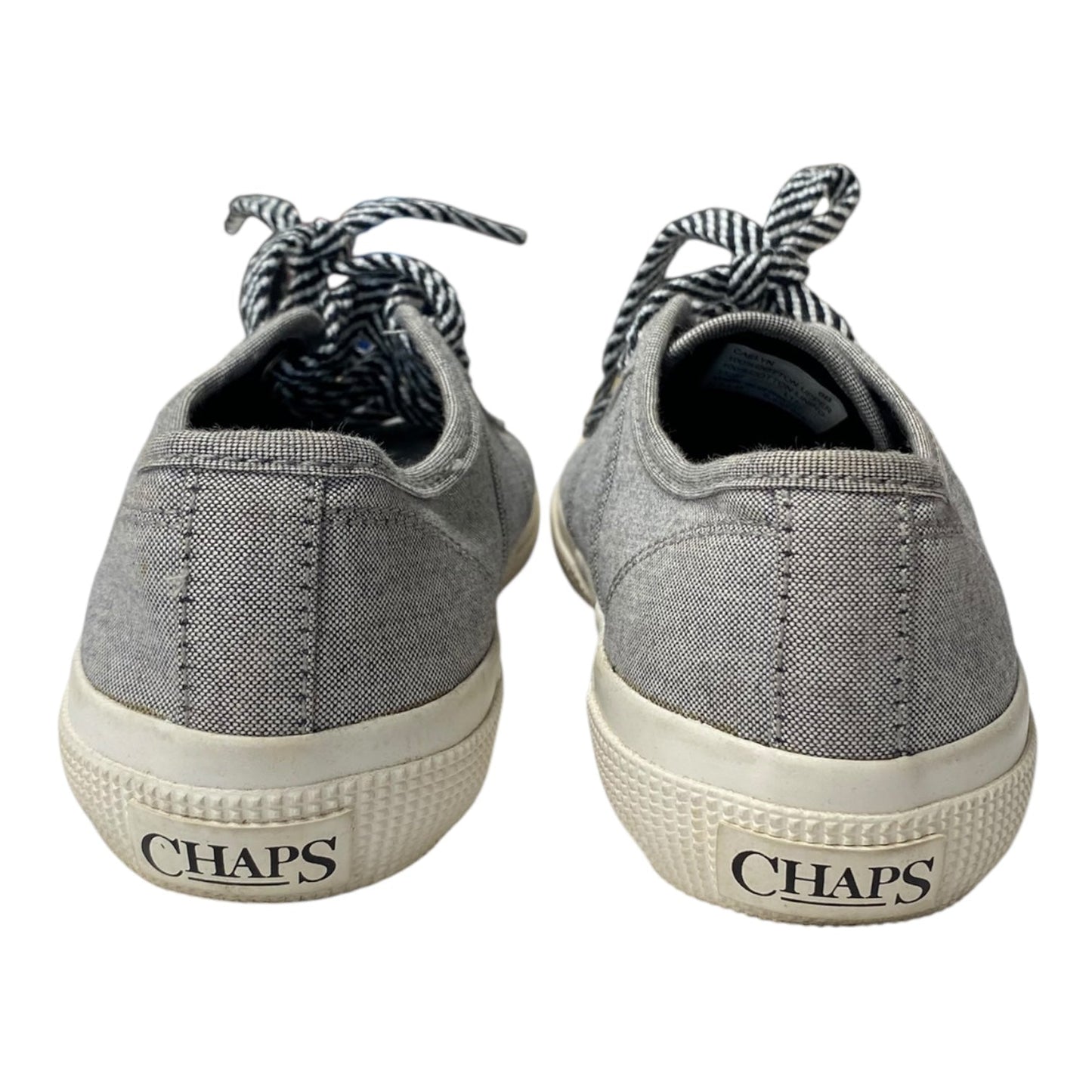 Shoes Sneakers By Chaps In Black & White, Size:6