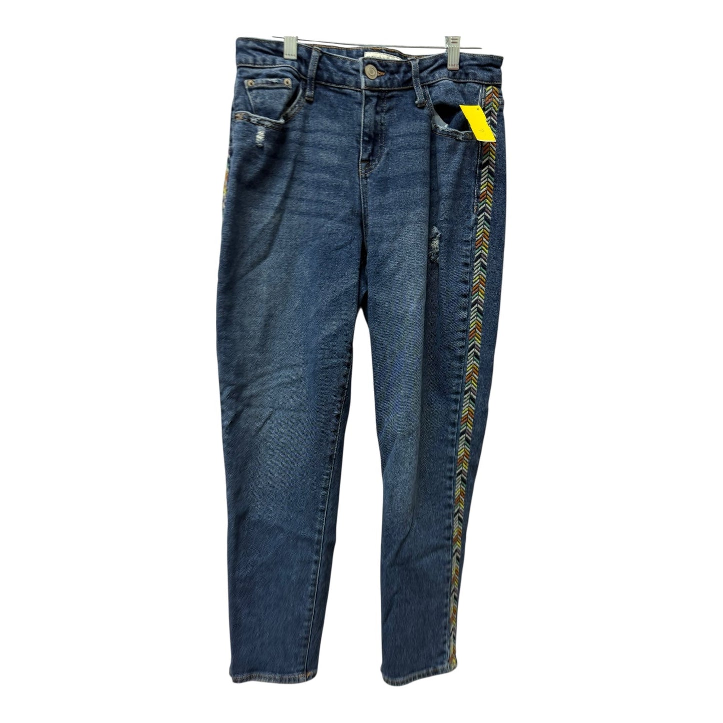 Jeans Straight By Knox Rose In Blue Denim, Size:4