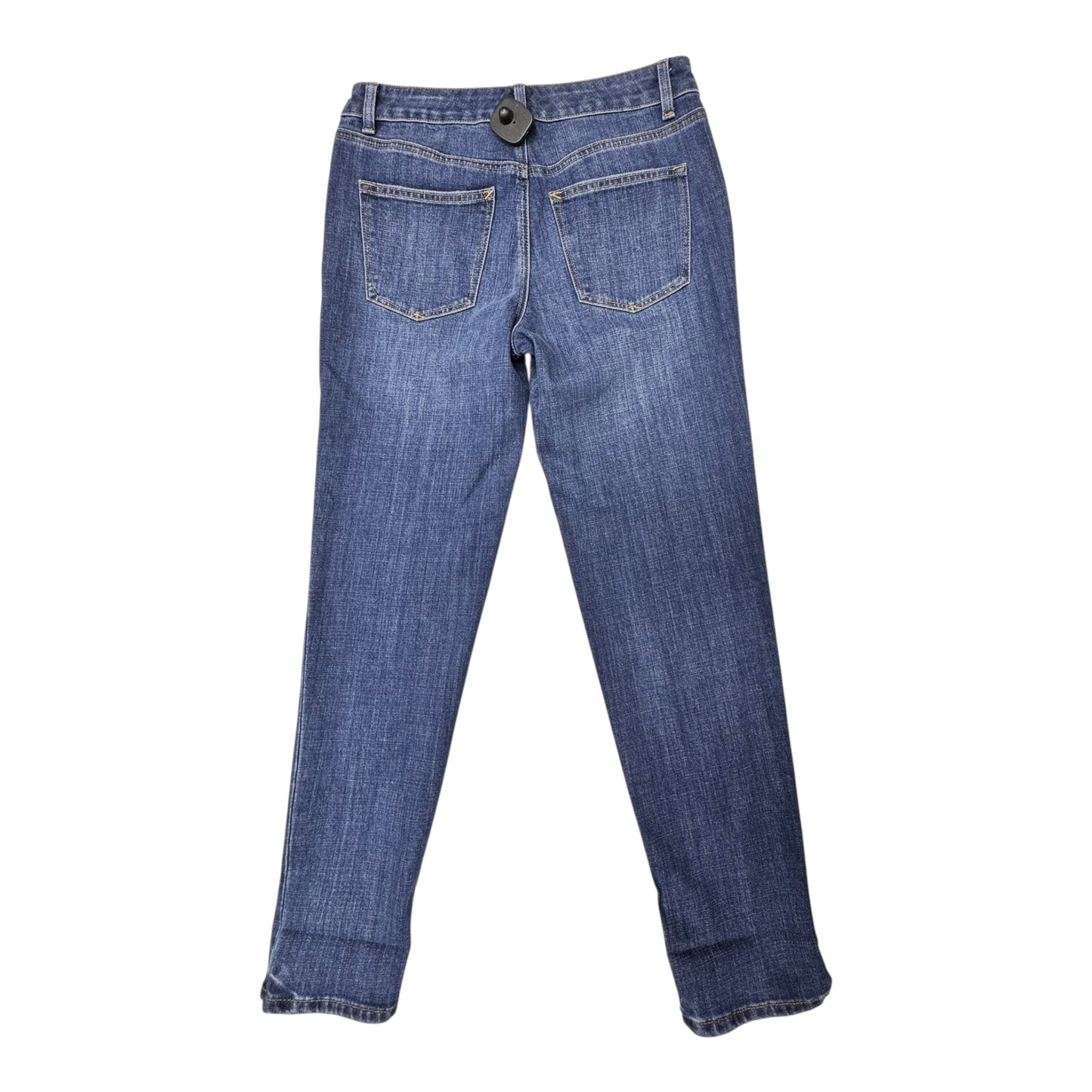 Jeans Straight By Talbots In Blue Denim, Size:4