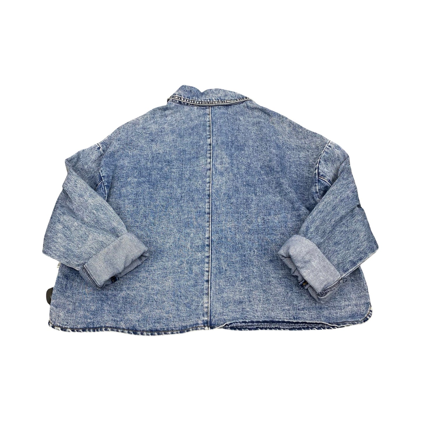 Jacket Denim By Oliviaceous In Blue Denim, Size:L