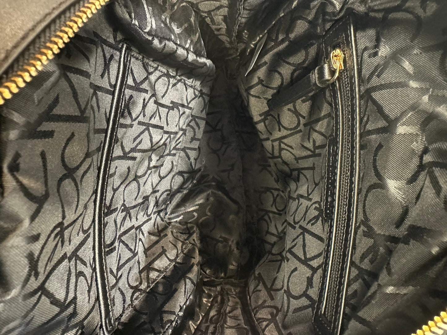Backpack By Calvin Klein In Black & Brown, Size:Small