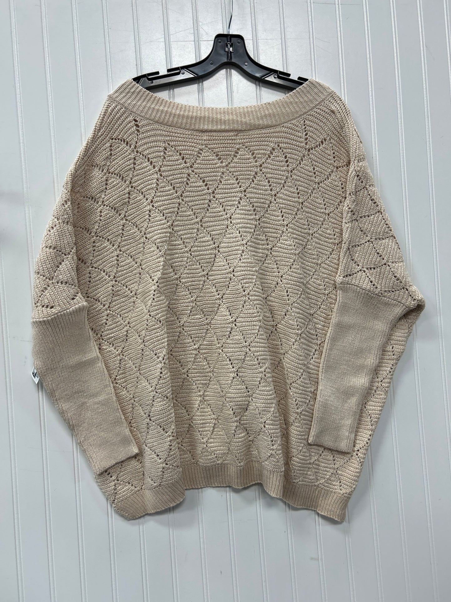 Sweater By Miracle In Tan, Size:M
