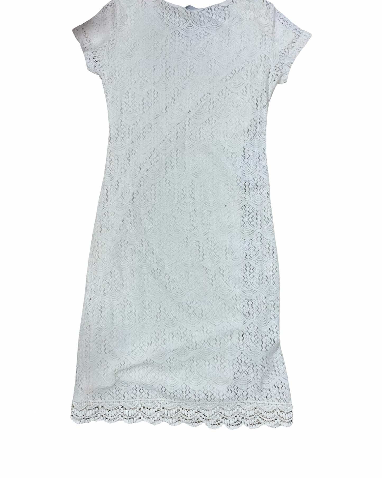 Dress Casual Midi By Clothes Mentor In Cream, Size:M