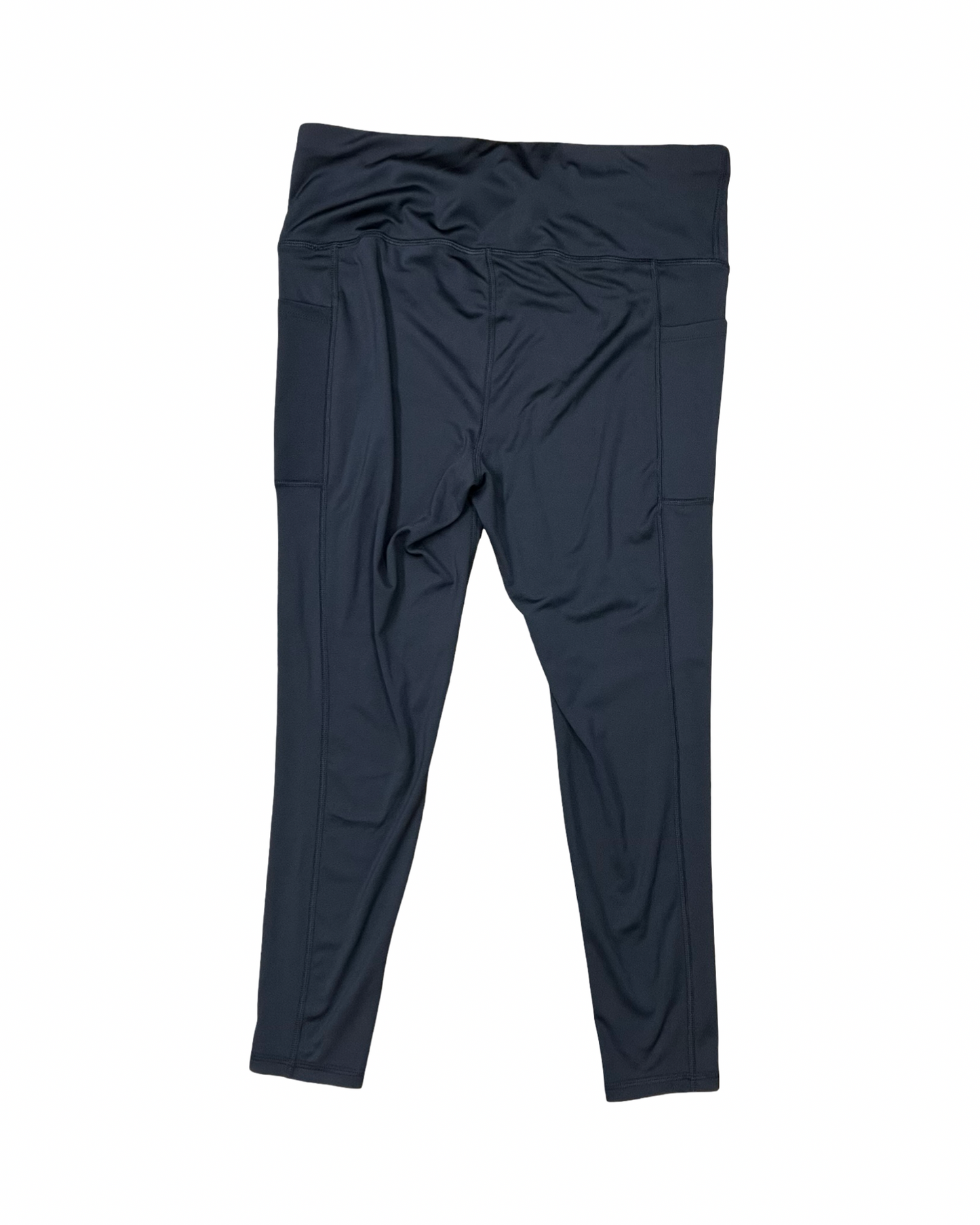 Athletic Leggings By Clothes Mentor In Black, Size:1X
