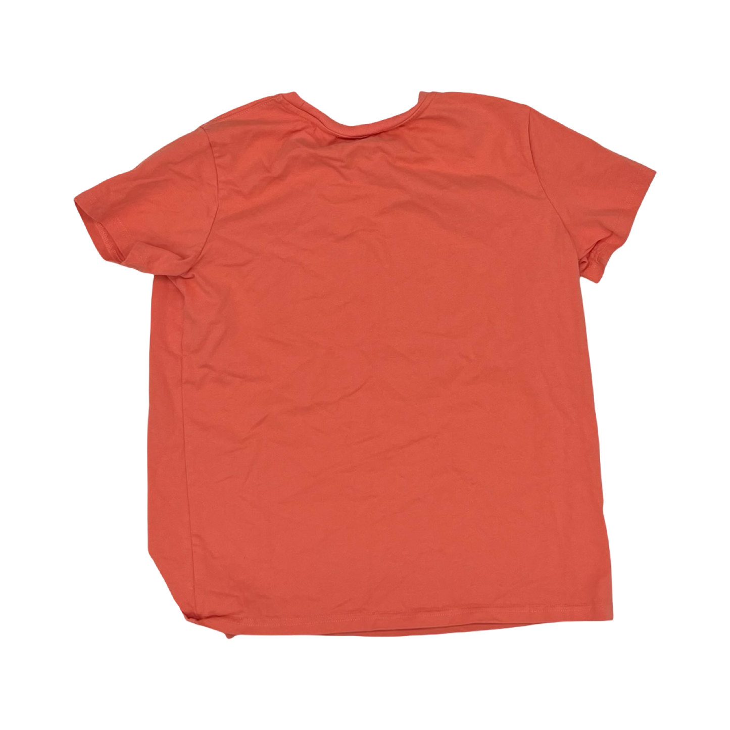 Top Ss Basic By Clothes Mentor In Coral, Size:M