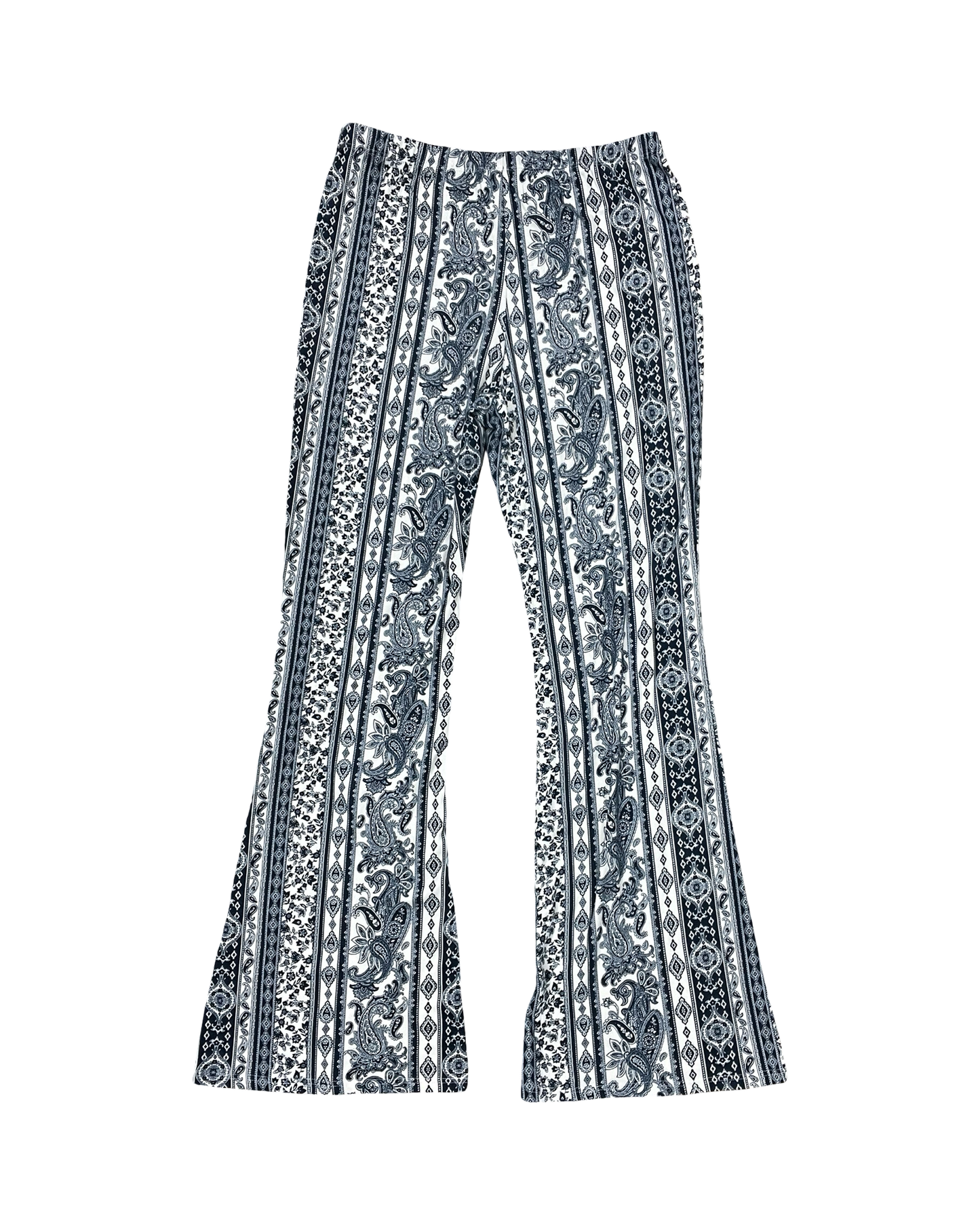 Pants Lounge By Clothes Mentor In Blue & Cream, Size:L