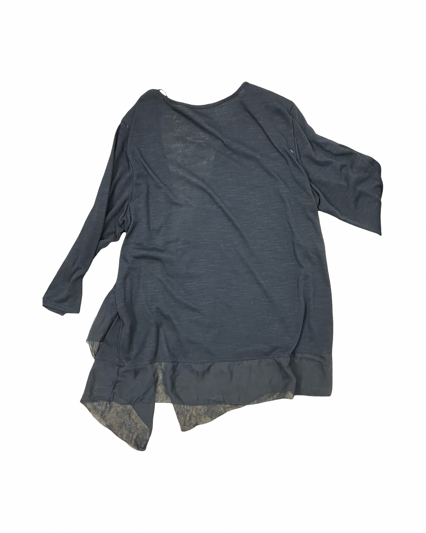 Cardigan By Studio Works In Black, Size:2X
