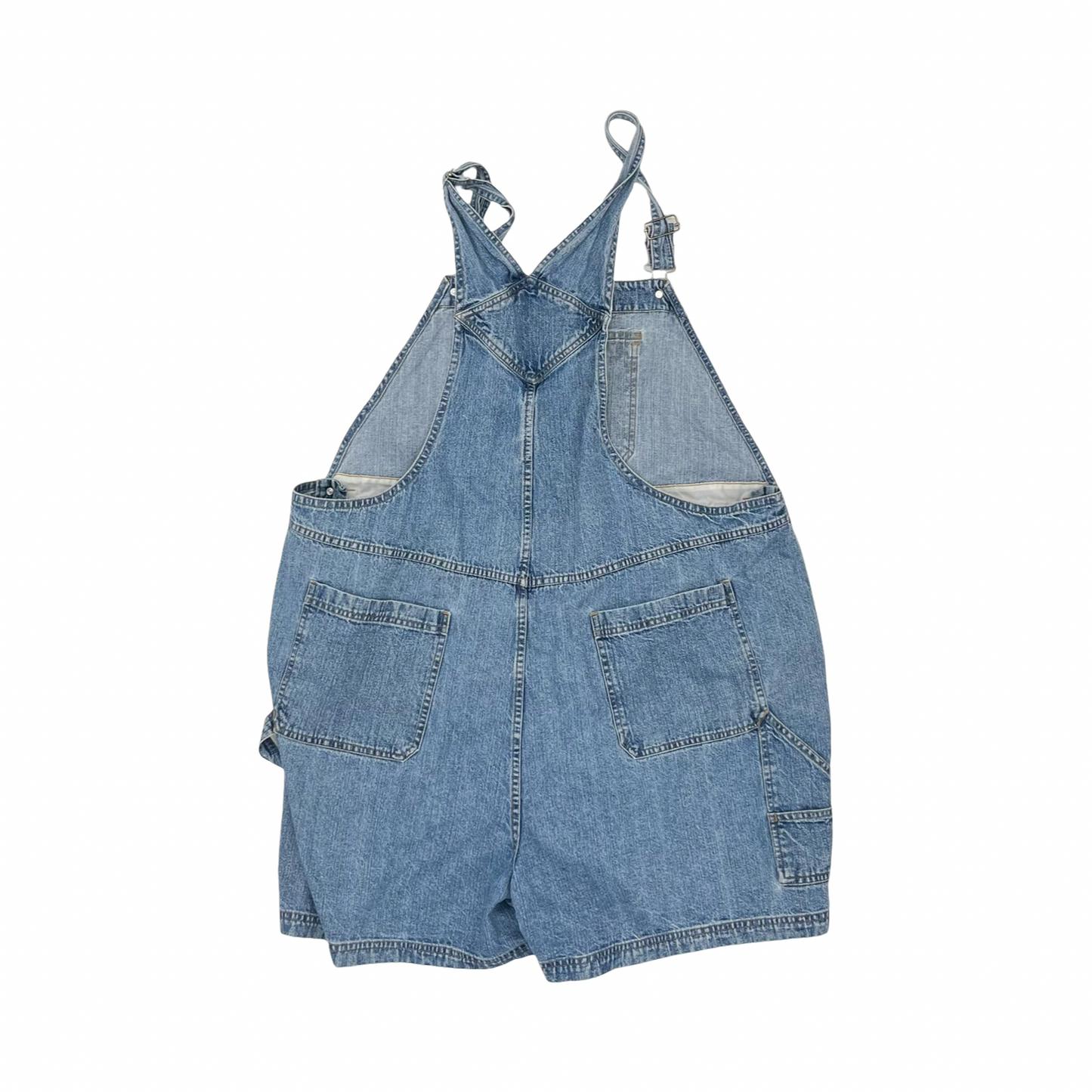 Shortalls By Cherokee In Blue Denim, Size:24