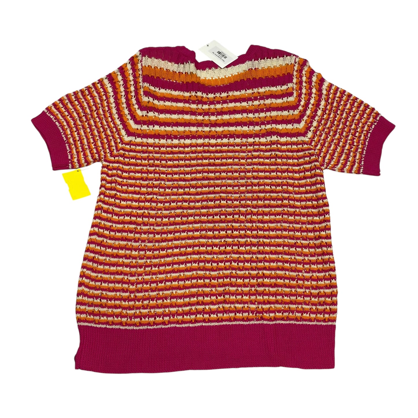 Top Ss By Jodifl In Orange & Pink, Size:L