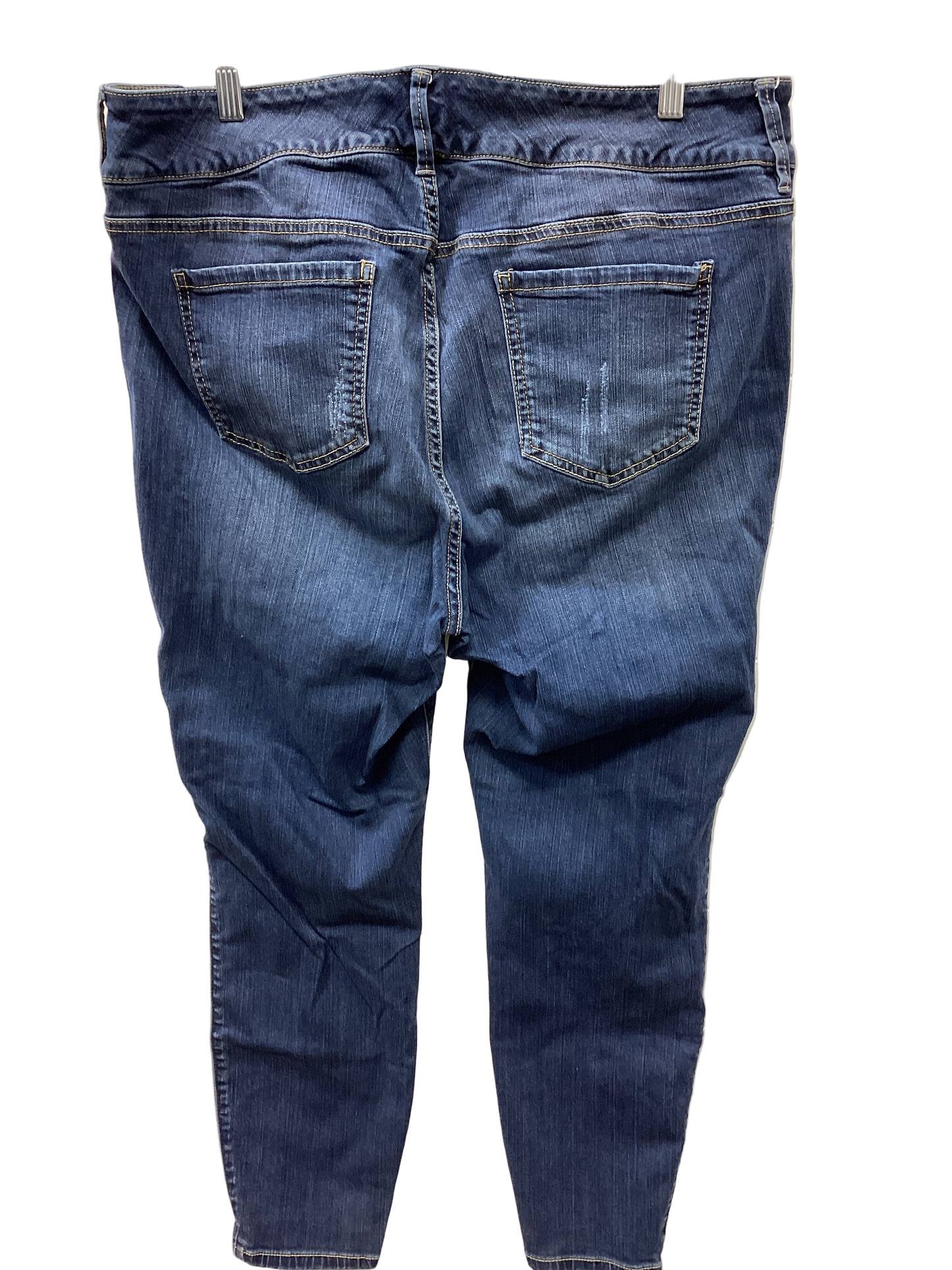 Jeans Skinny By Torrid In Blue Denim, Size:20