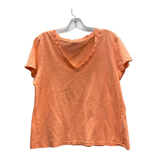 Top Ss Basic By Madewell In Orange, Size:M