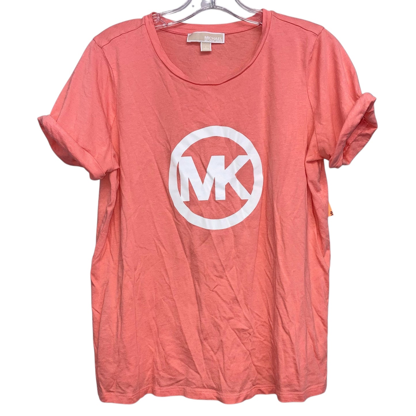 Top Ss By Michael By Michael Kors In Peach, Size:L
