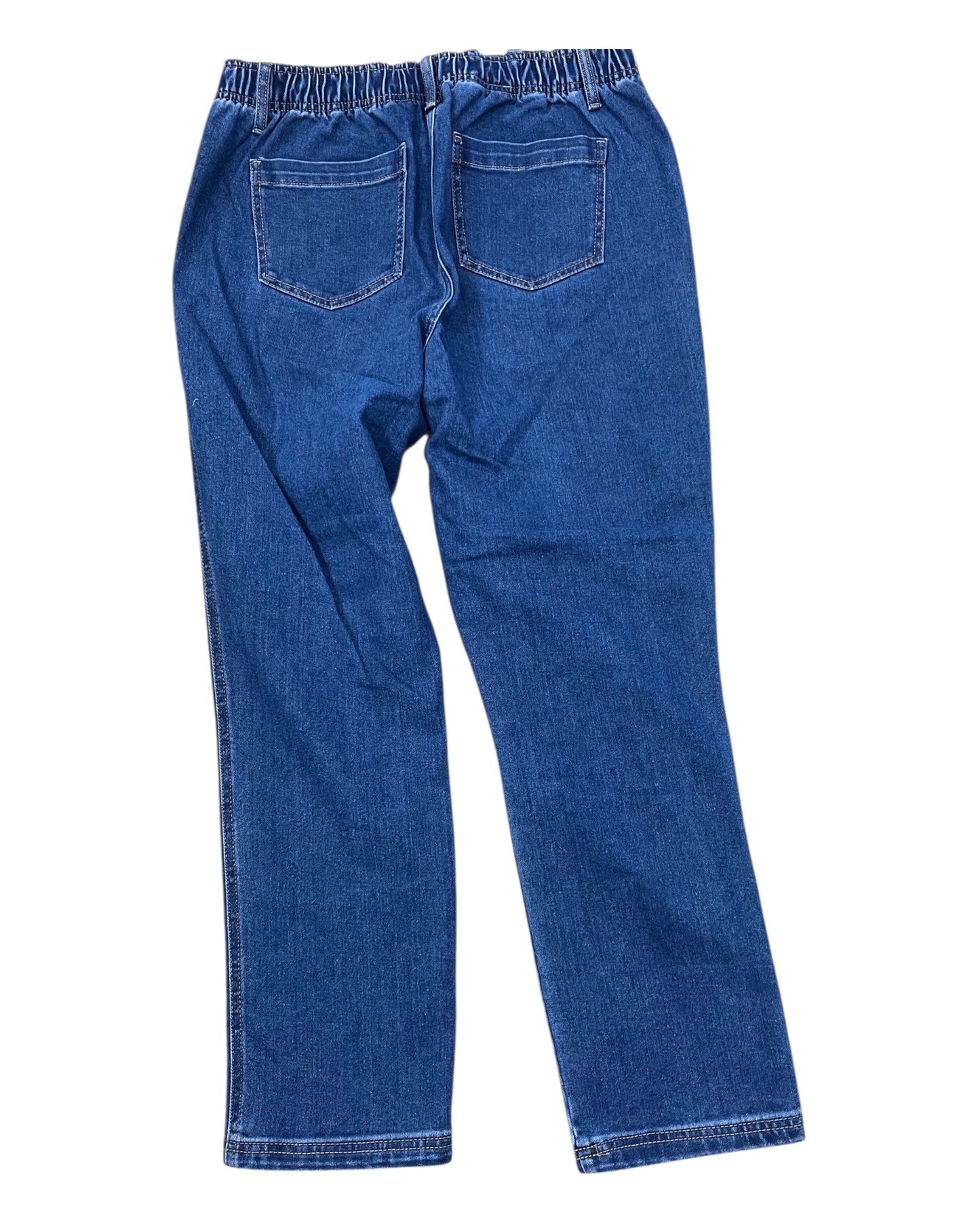 Jeans Wide Leg By Knox Rose In Blue Denim, Size:M