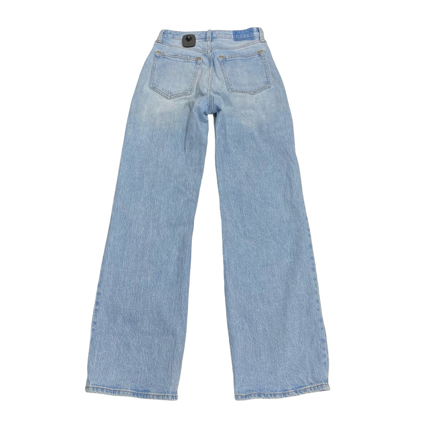 Jeans Straight By Abercrombie And Fitch In Blue Denim, Size:0