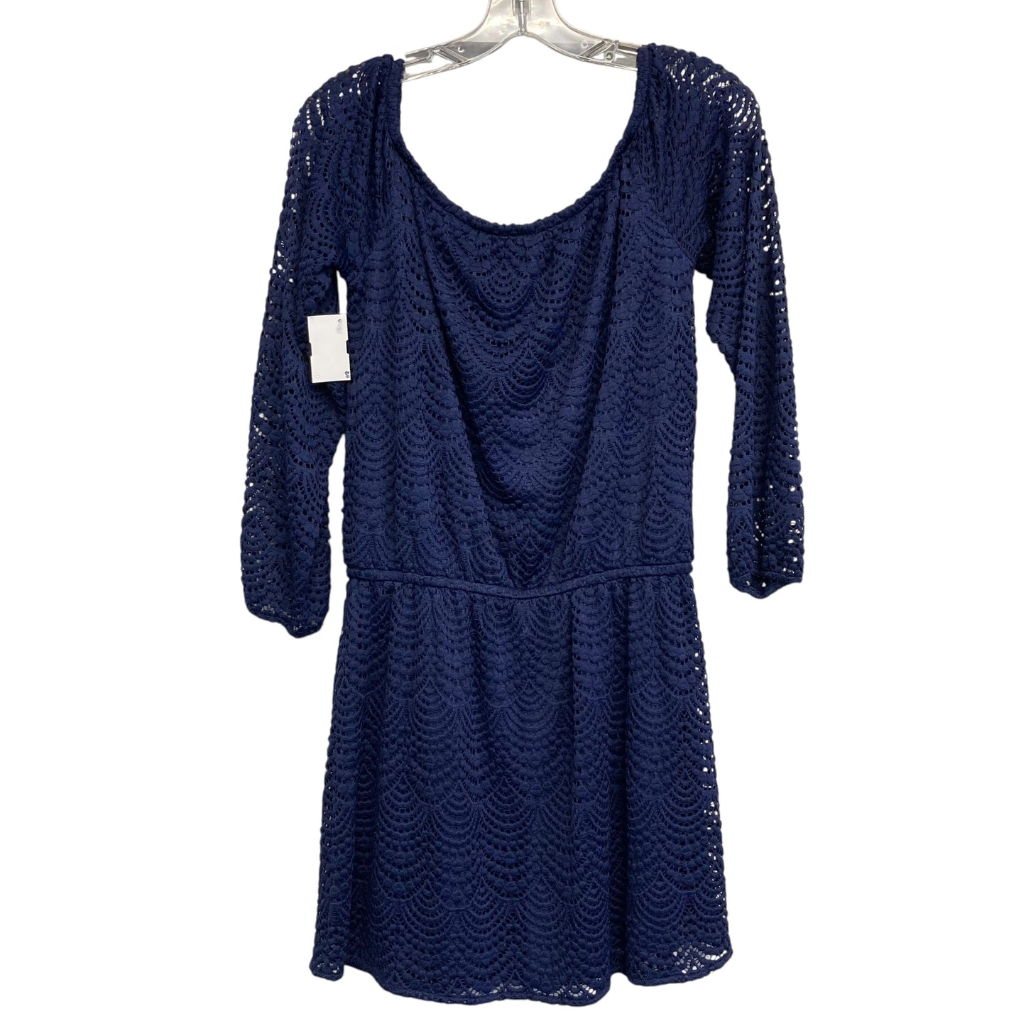 Romper Designer By Lilly Pulitzer In Navy, Size:M