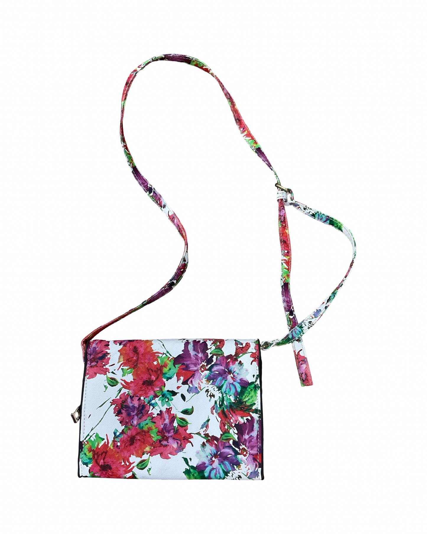Crossbody By Clothes Mentor In Floral Print, Size:Small