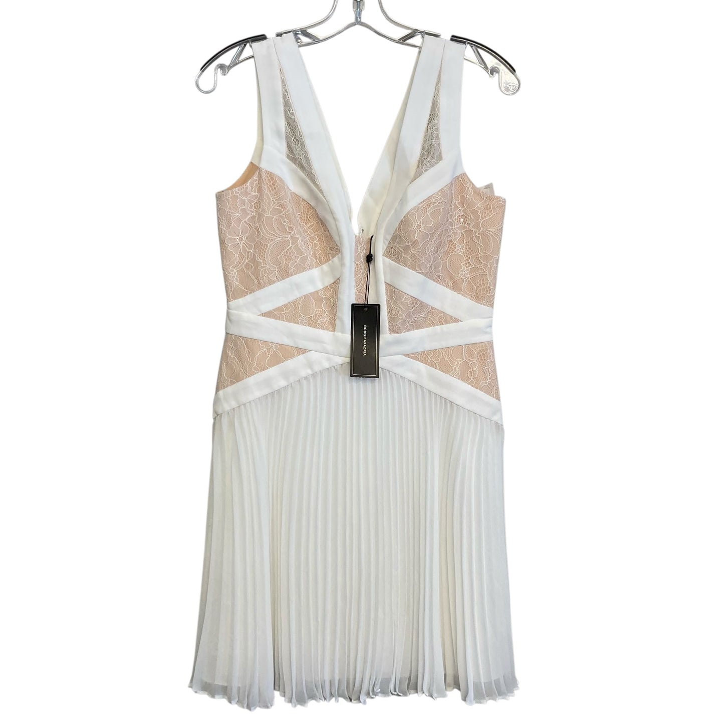Dress Party Short By Bcbgmaxazria In White, Size:M