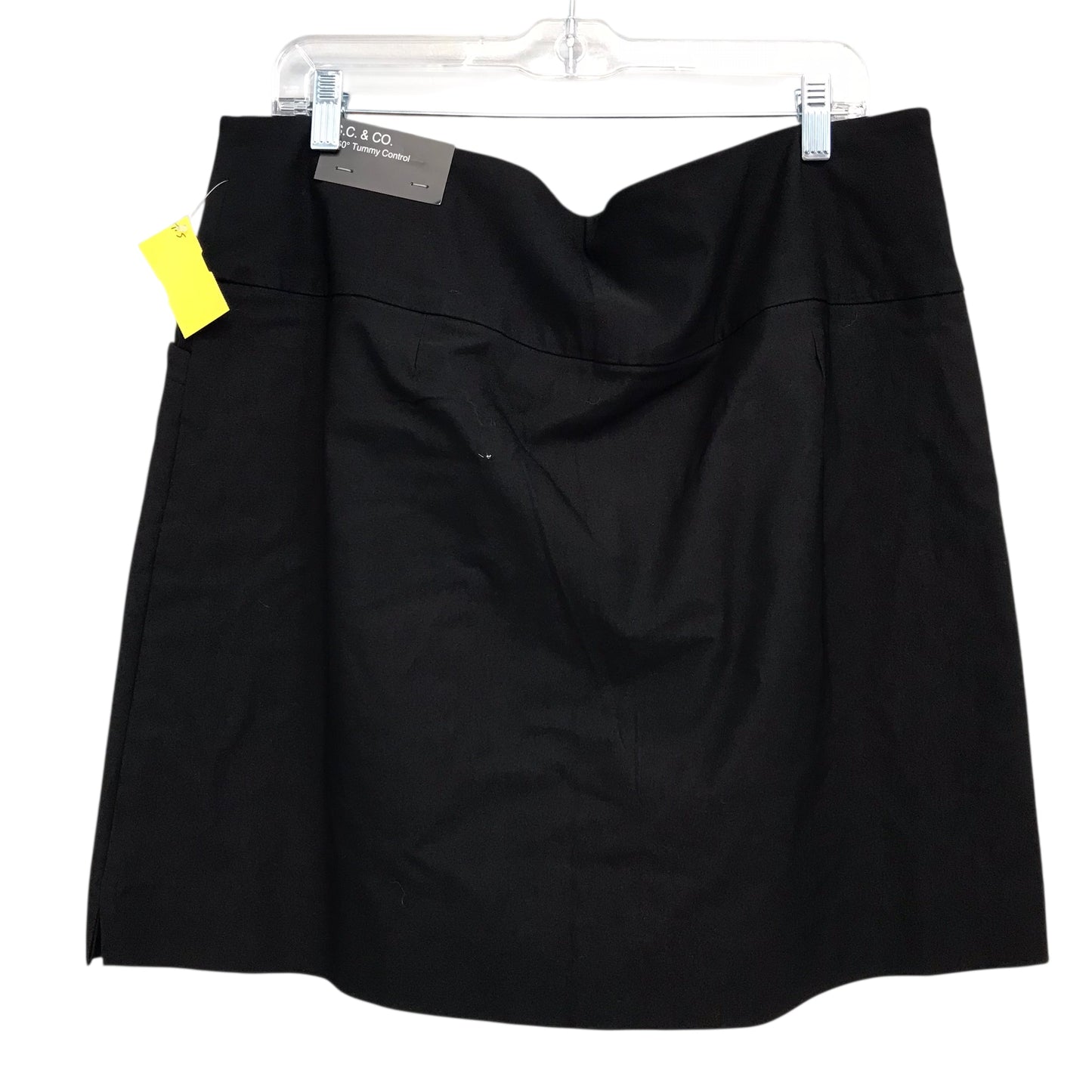 Skort By Sc & Co In Black, Size:18