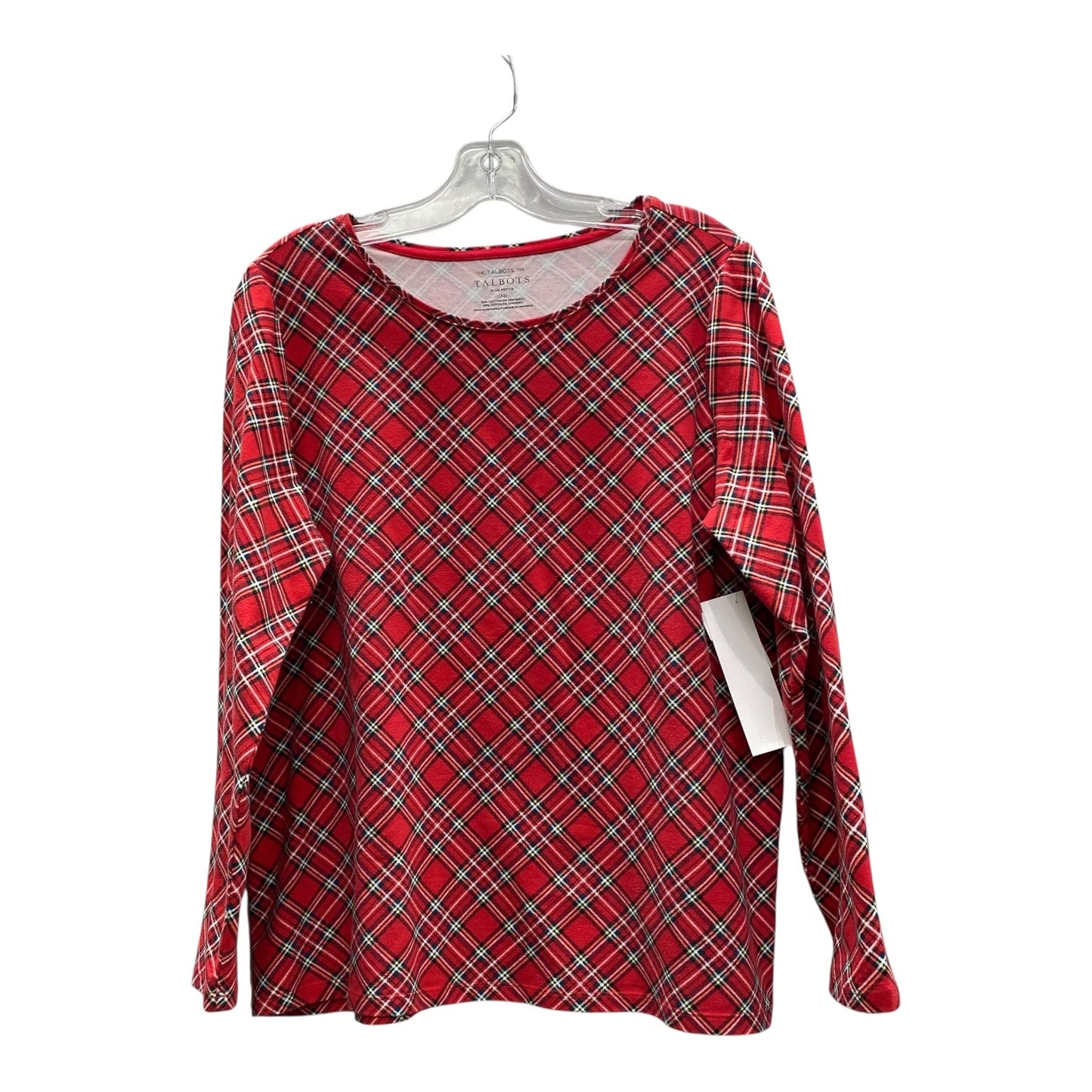 Top Ls By Talbots In Red, Size:1X