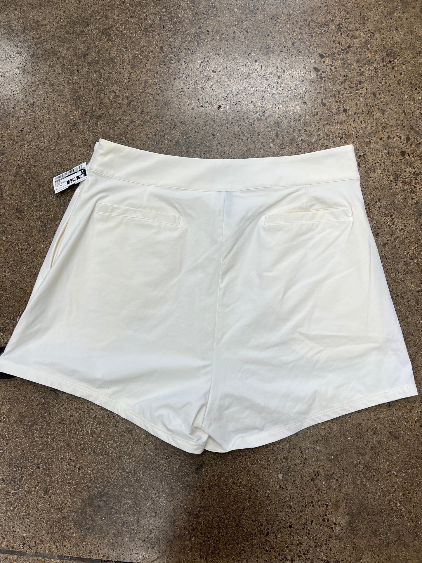 Skort By Beach Riot In White, Size:Xl