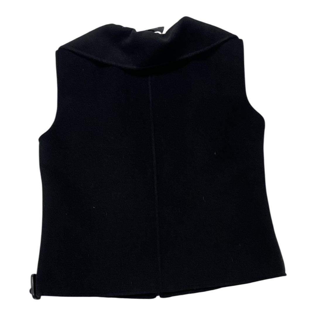 Vest Designer By St. John In Black, Size:L
