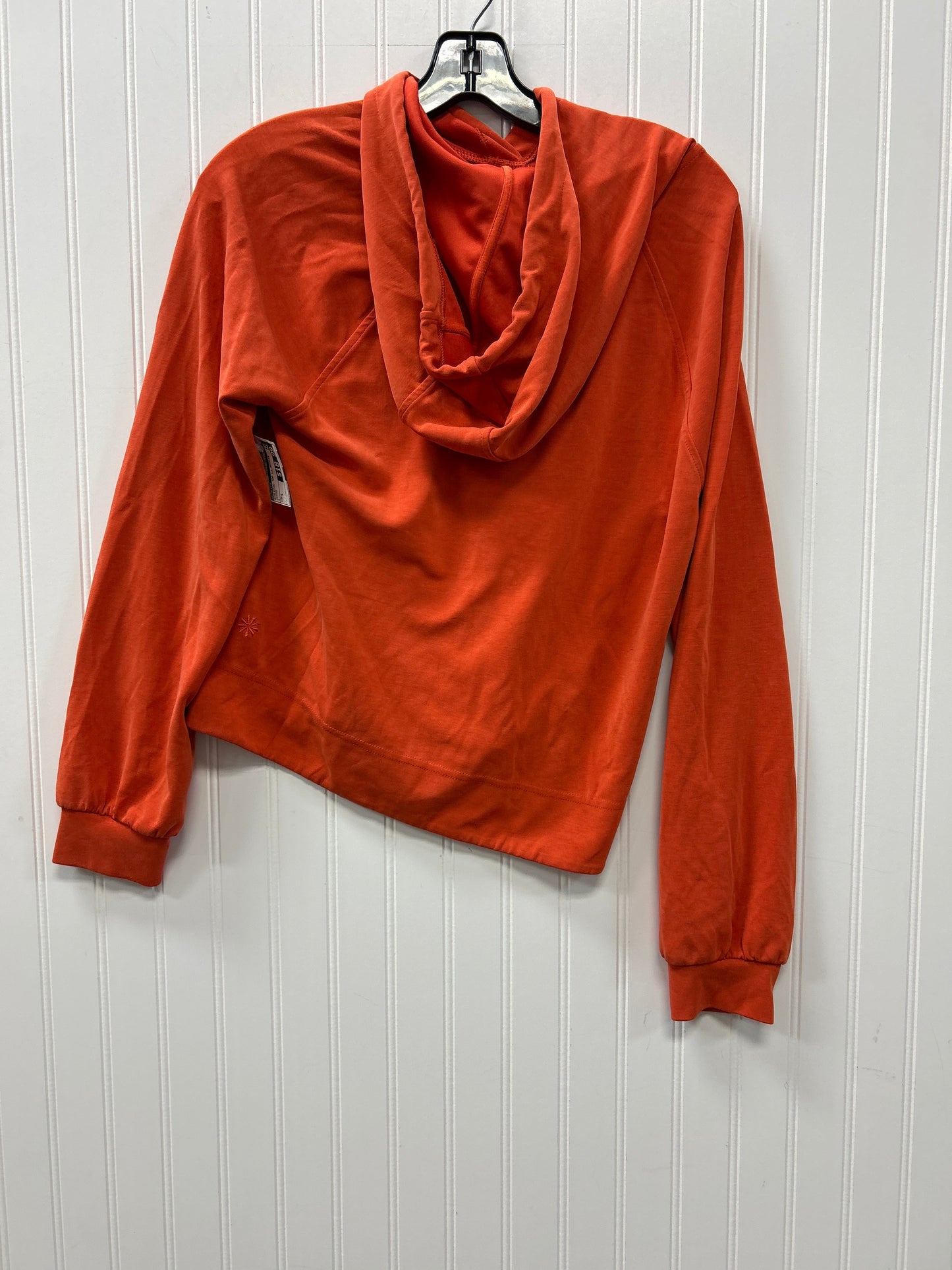 Athletic Top Ls Hoodie By Athleta In Orange, Size:S