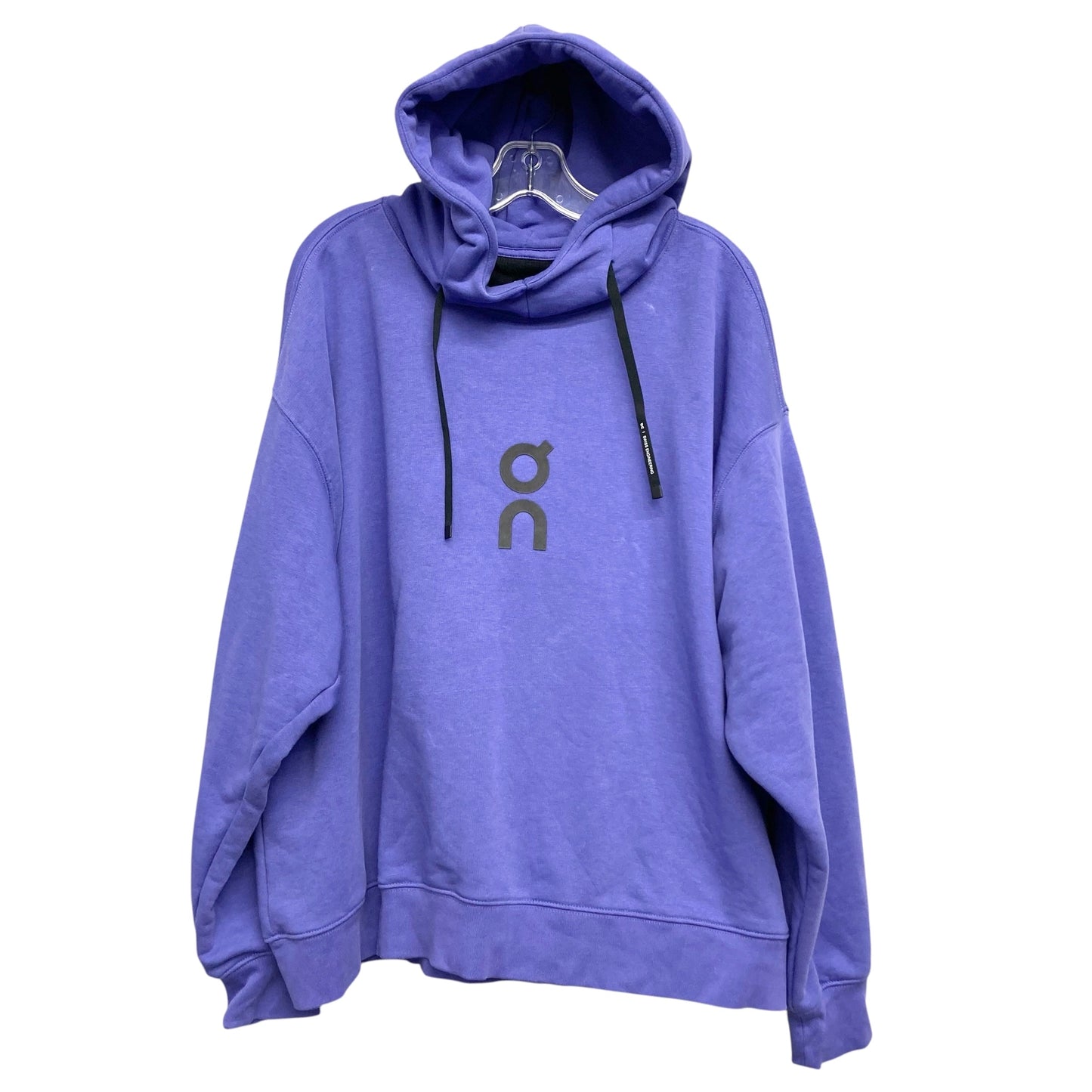 Athletic Sweatshirt Hoodie By On In Purple, Size:1X