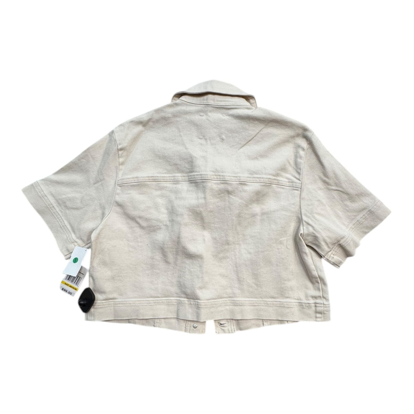 Jacket Denim By Habitual In Cream Denim, Size:M