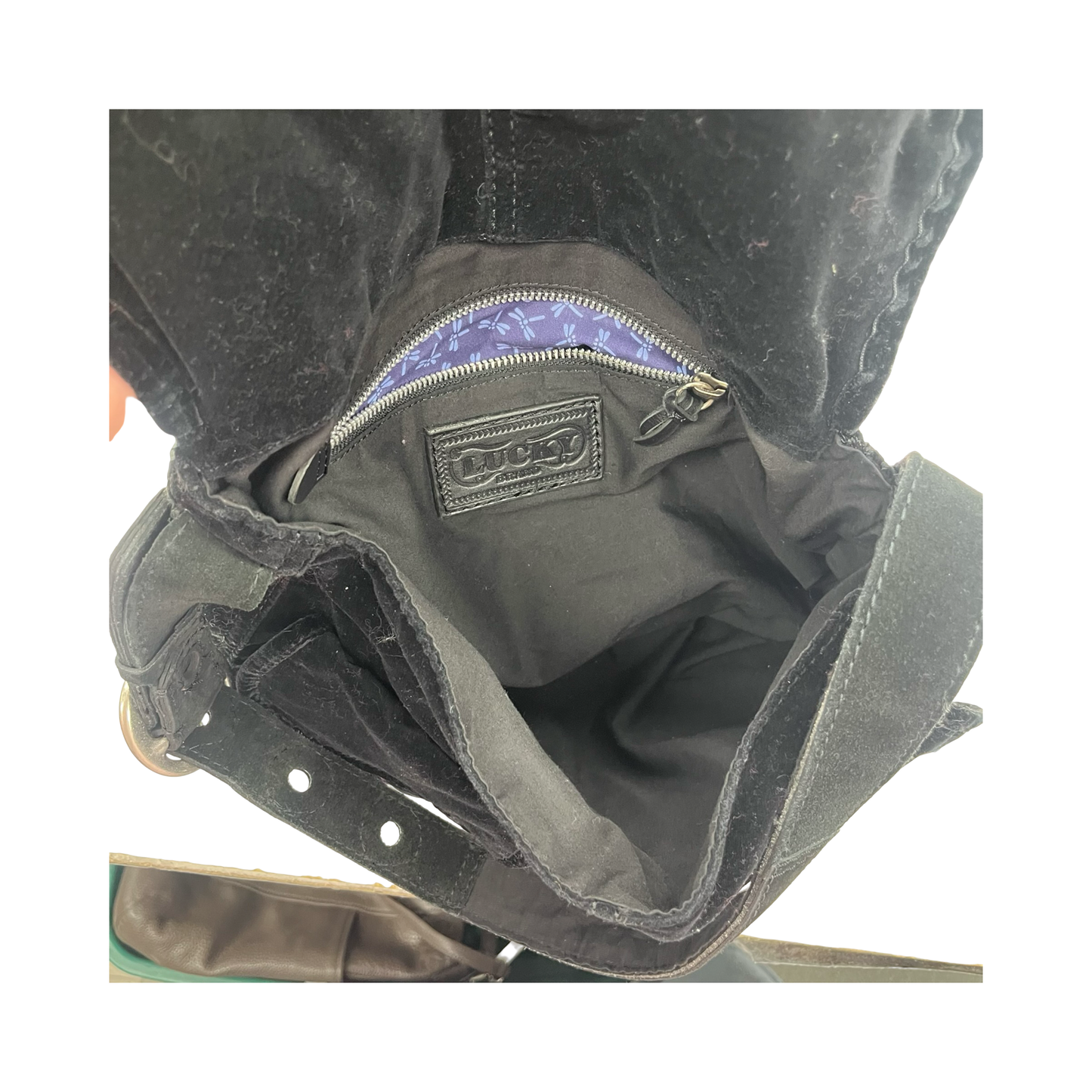 Handbag By Lucky Brand In Black, Size:Medium