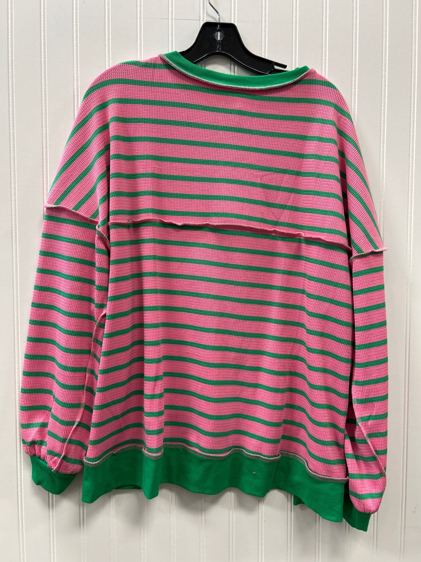 Top Ls By Cmc In Striped Pattern, Size:L