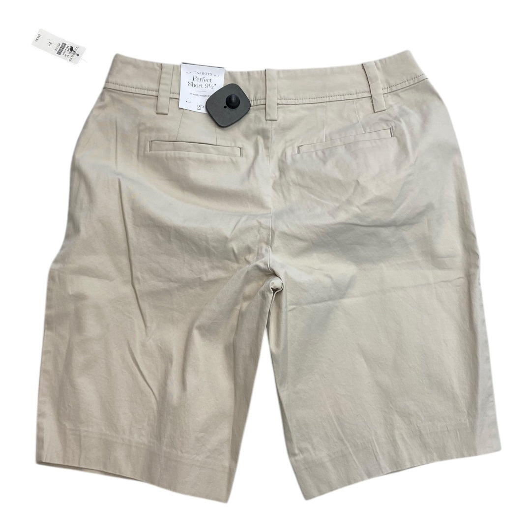 Shorts By Talbots In Tan, Size:2P