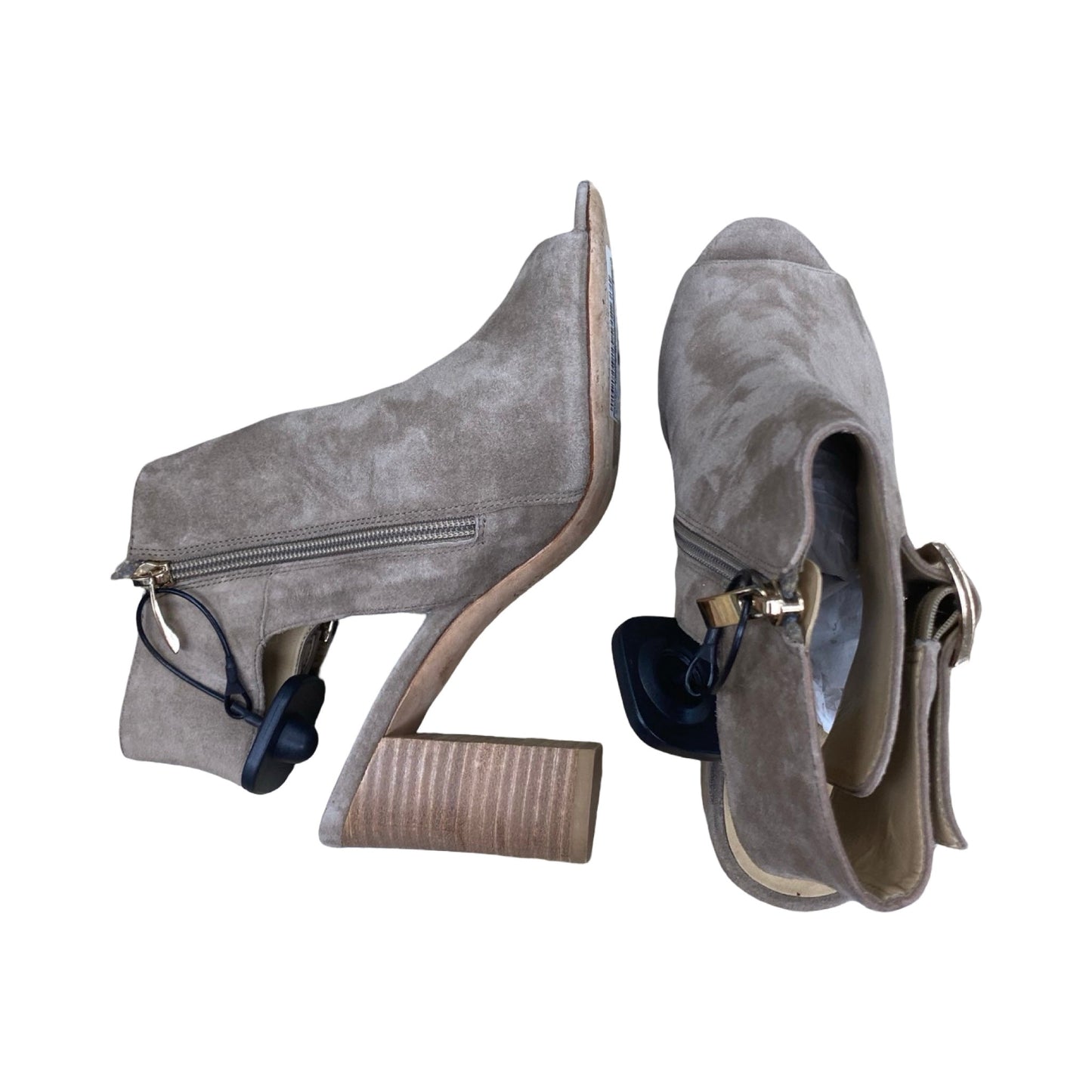 Shoes Heels Block By Vaneli In Brown, Size:8