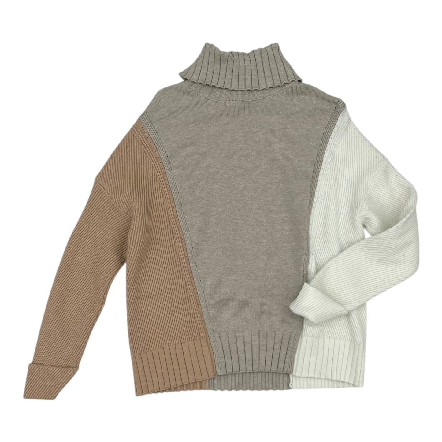 Sweater By Max Studio In Cream, Size:L