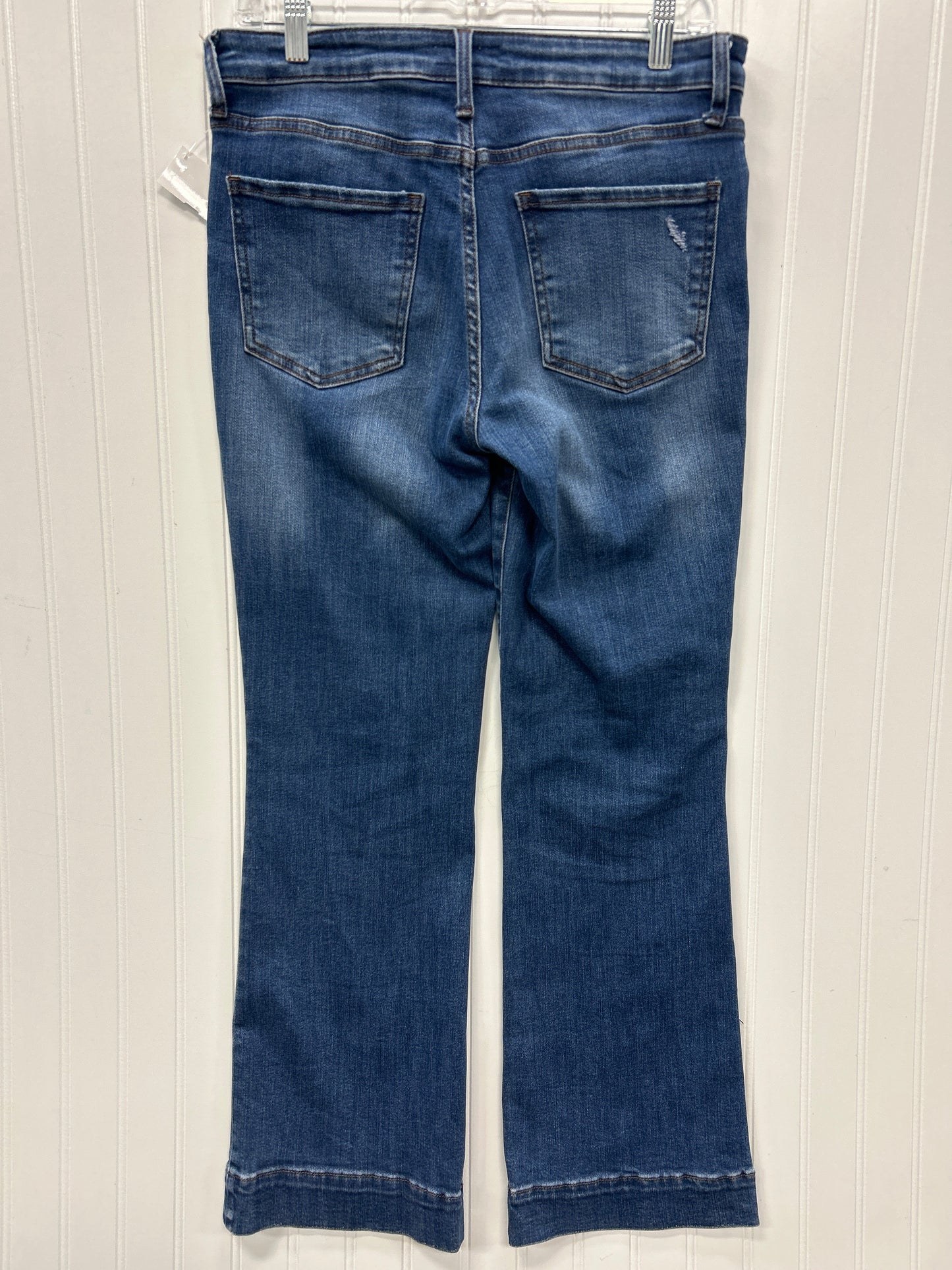 Jeans Boot Cut By Kut In Blue Denim, Size:6