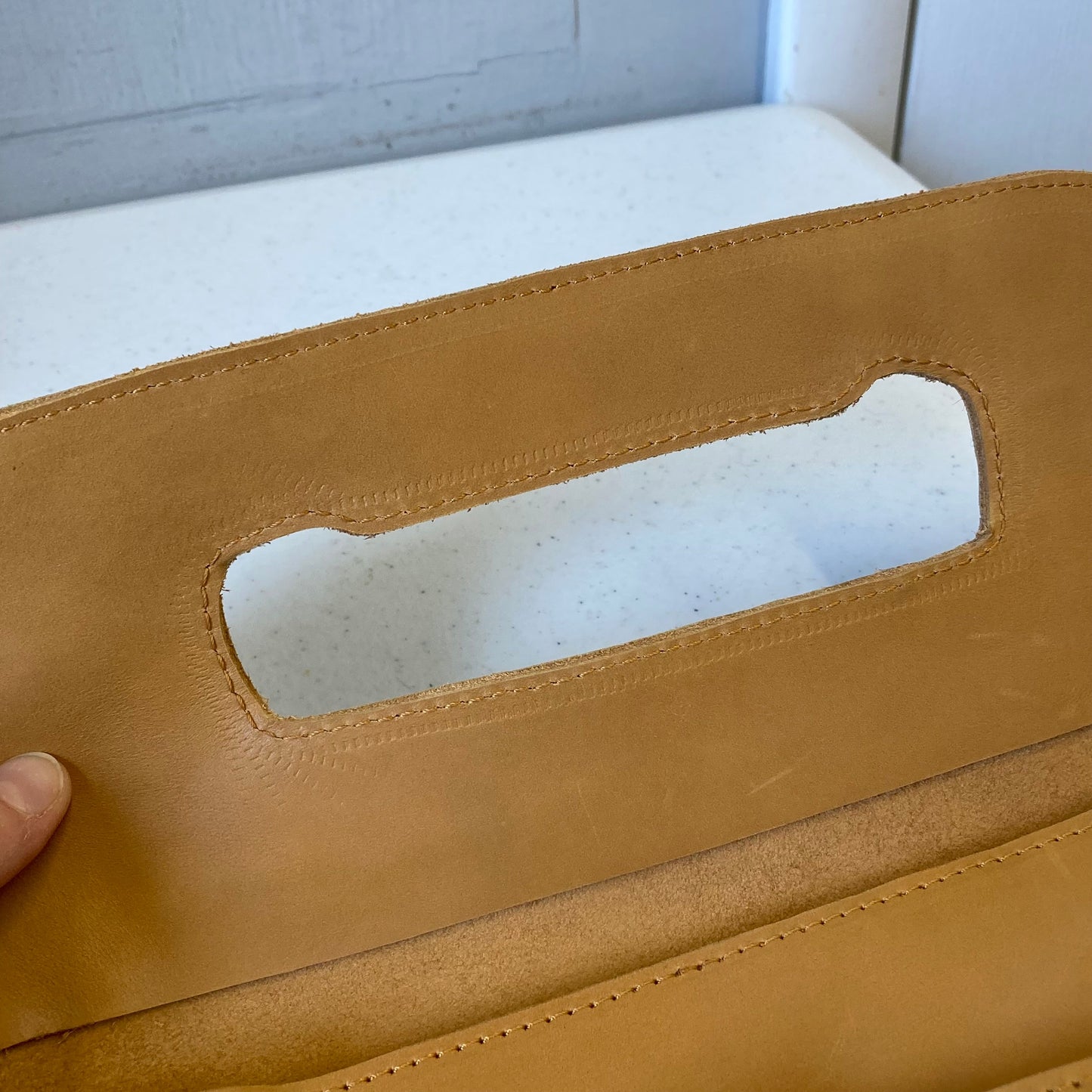 Clutch By Able In Tan, Size:Small