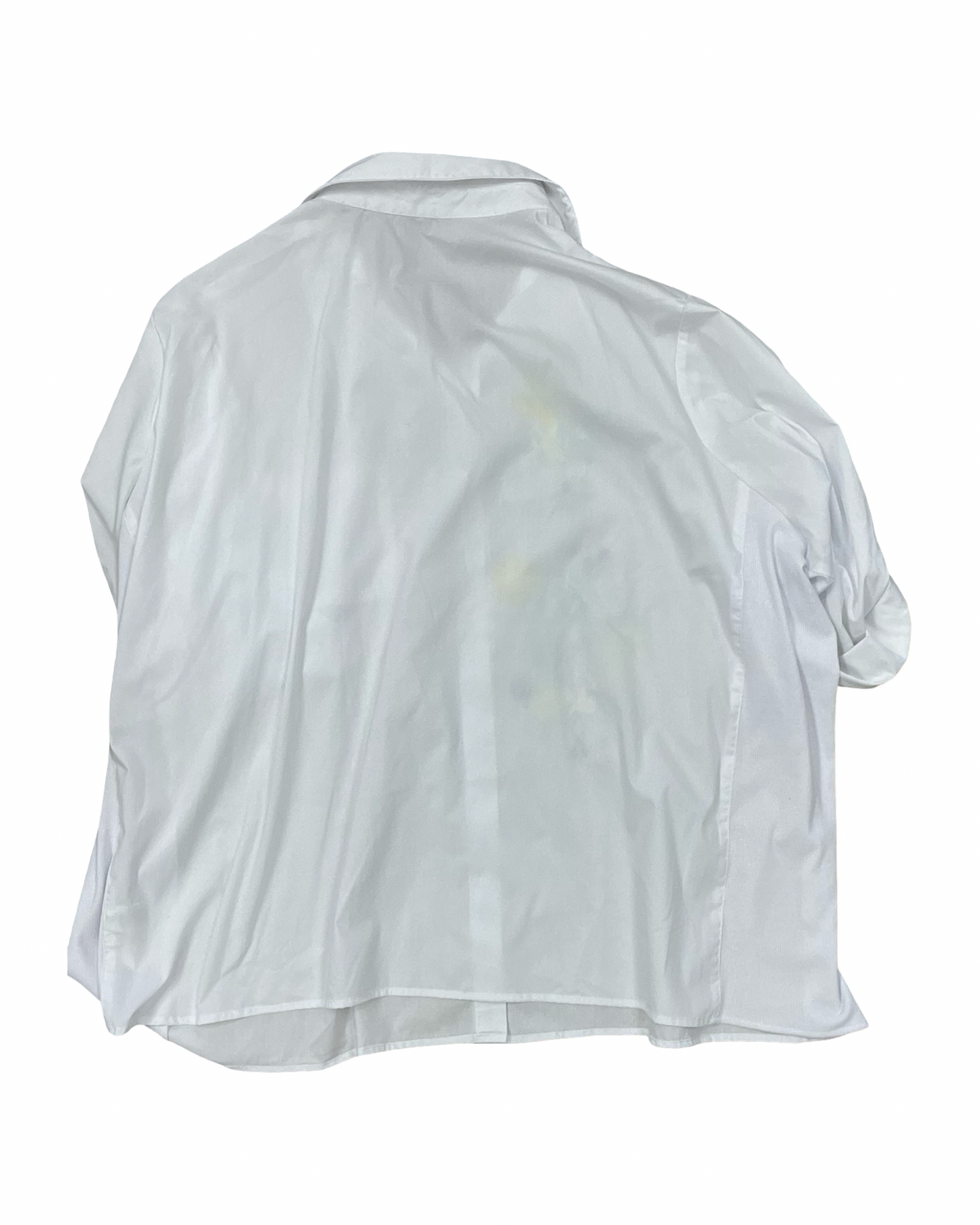 Top 3/4 Sleeve By Clothes Mentor In White, Size:3X