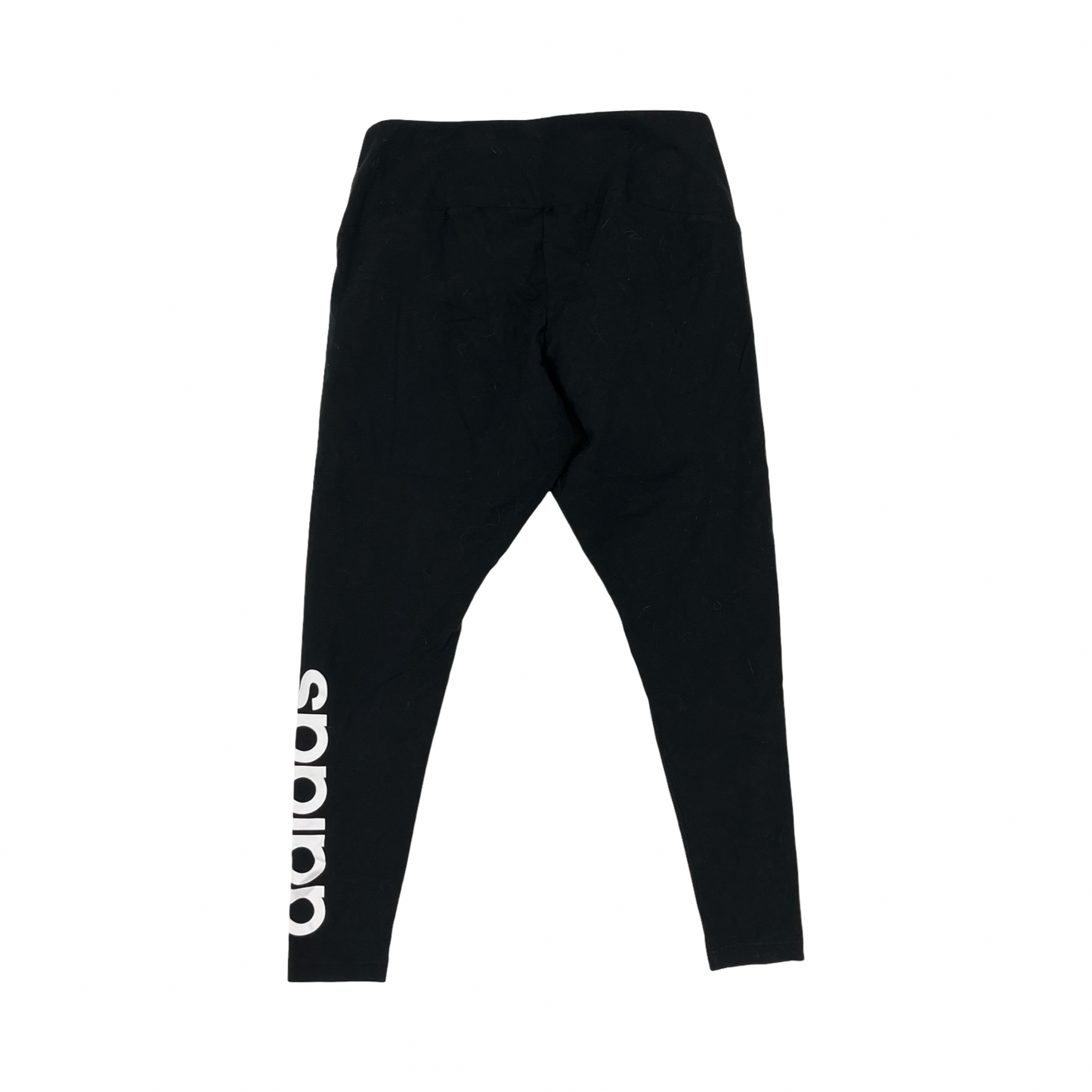 Athletic Leggings By Adidas In Black & White, Size:2X