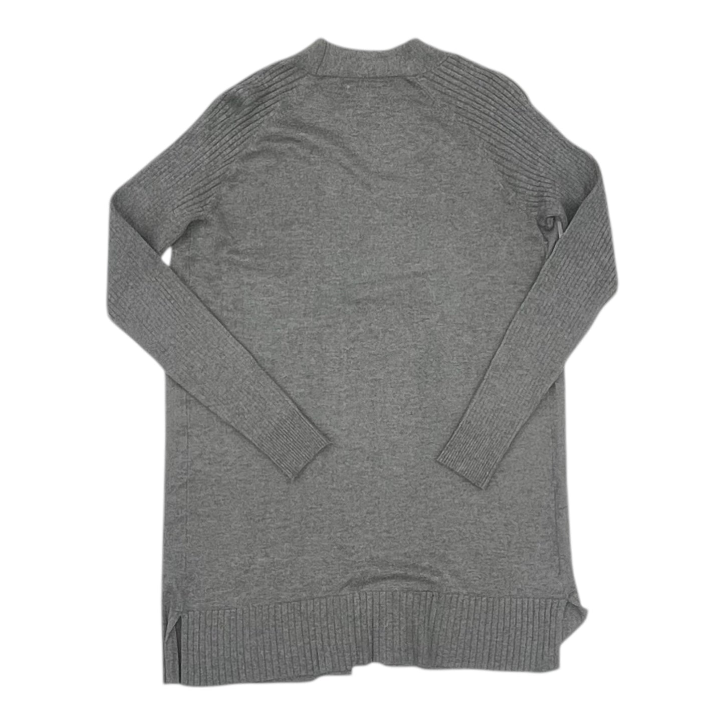 Sweater Cardigan By Nine West Apparel In Grey, Size:M