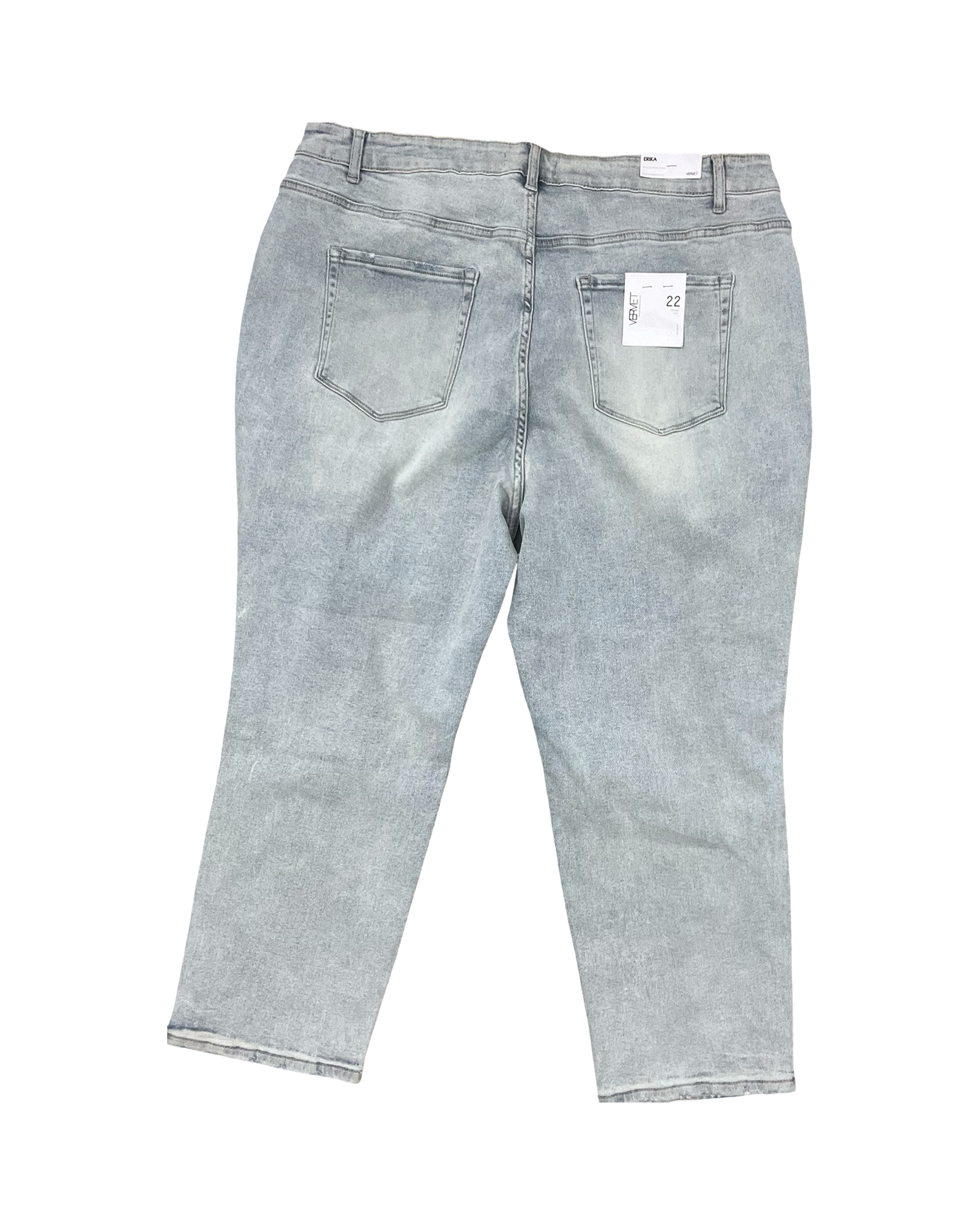Jeans Boot Cut By Vervet In Blue Denim, Size:22