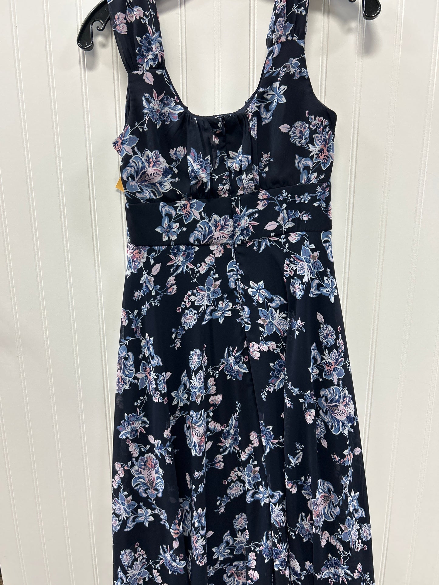 Dress Casual Midi By Roz And Ali In Blue, Size:2